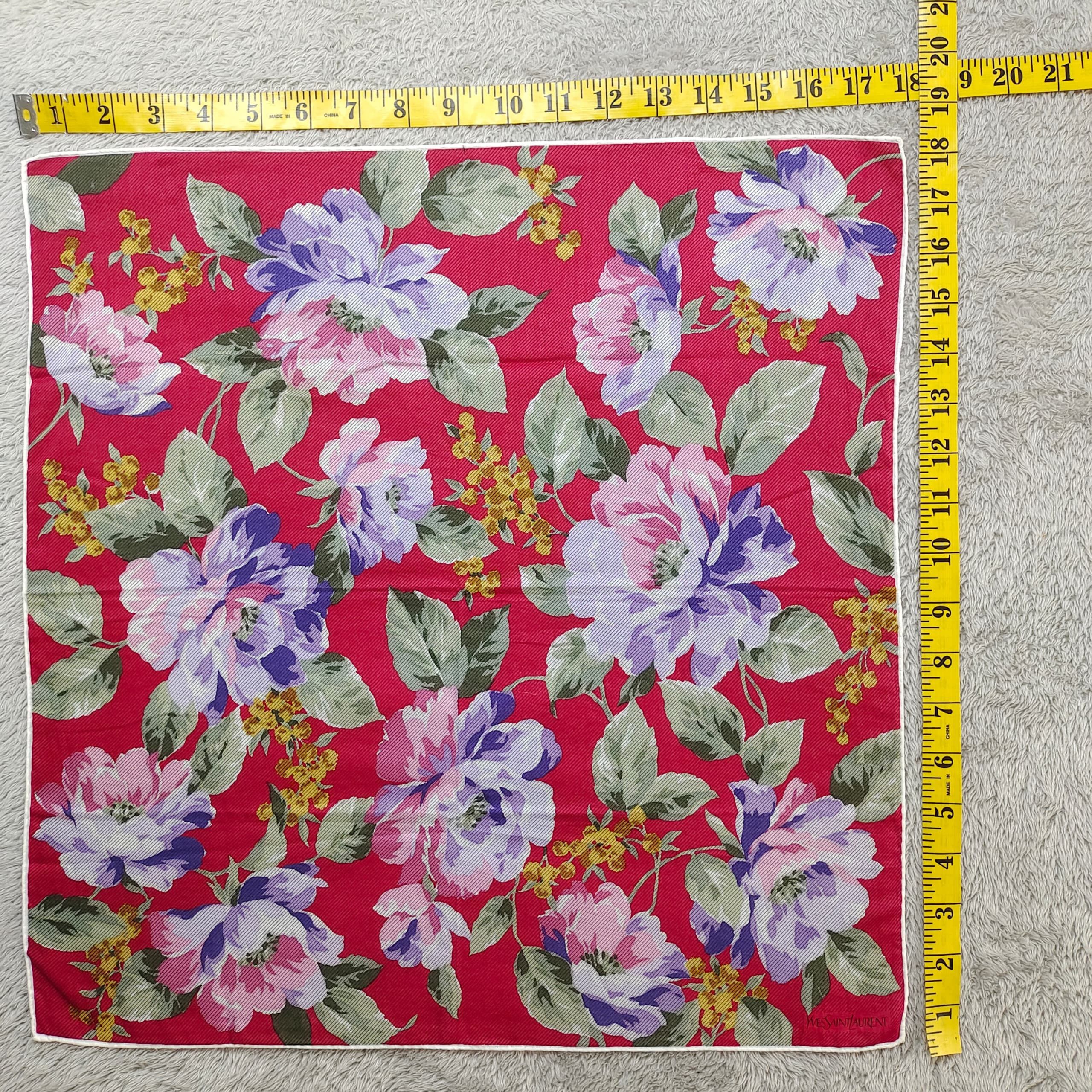 Yves Saint Laurent ‼️LAST OFFER‼️ YVES SAINT LAURENT FLOWER SCARF TOP Size ONE SIZE - 5 Thumbnail