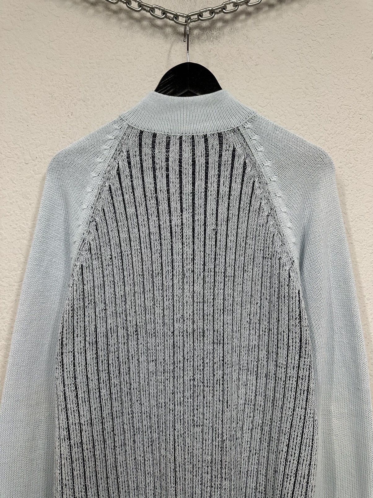 14th Addiction Vintage Diesel Style Sweater Gothic AvantGarde Stripped LGB Size US L / EU 52-54 / 3 - 11 Thumbnail