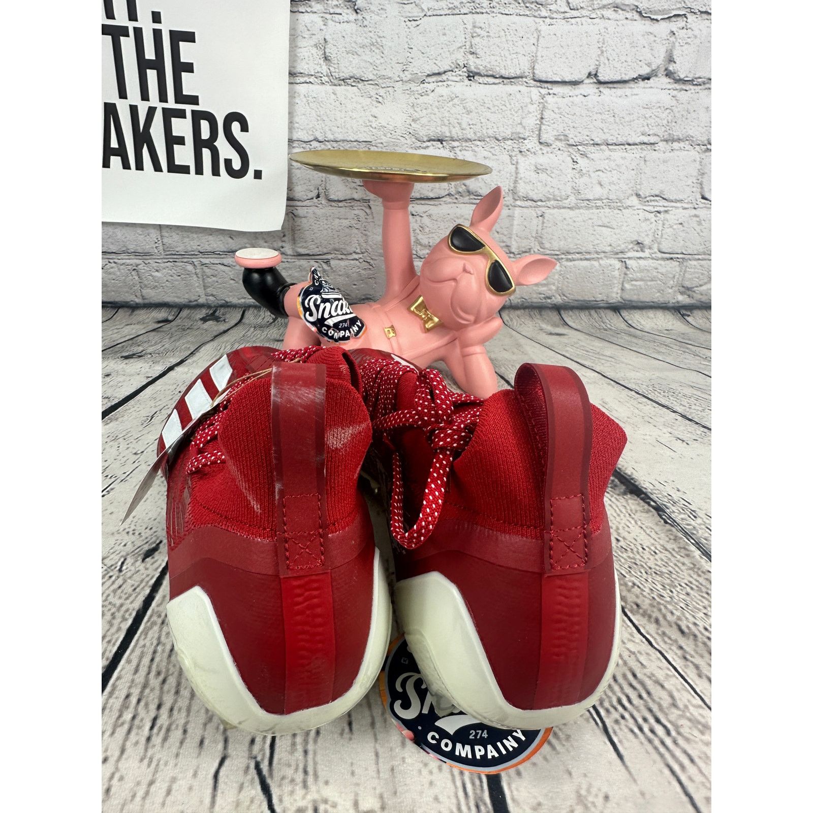 Adidas Adidas Adizero Primeknit Football Cleats Mens 13 Red NFL Size US 13 / EU 46 - 4 Thumbnail