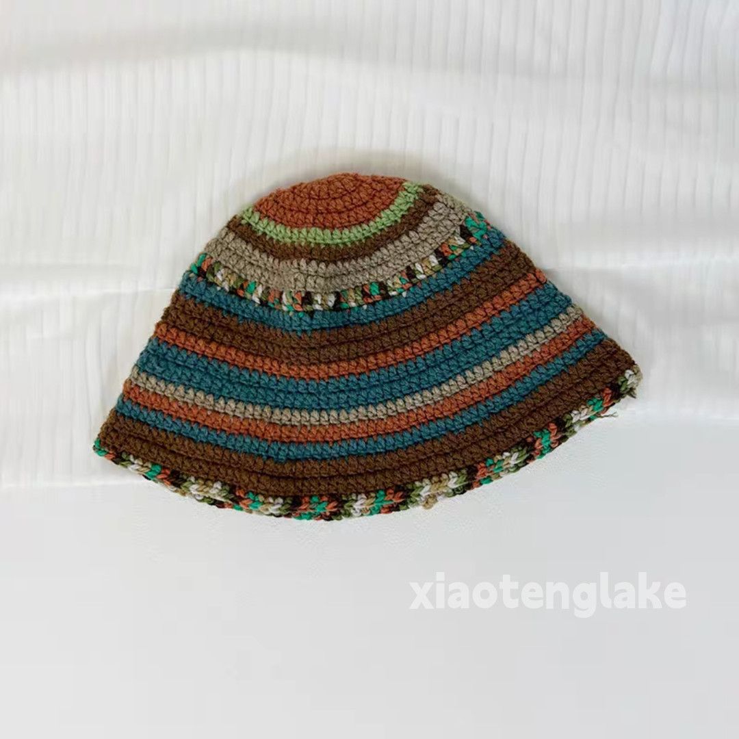 Vintage Unisex outdoor utility dance hippie Festival bucket hat Size ONE SIZE - 1 Preview