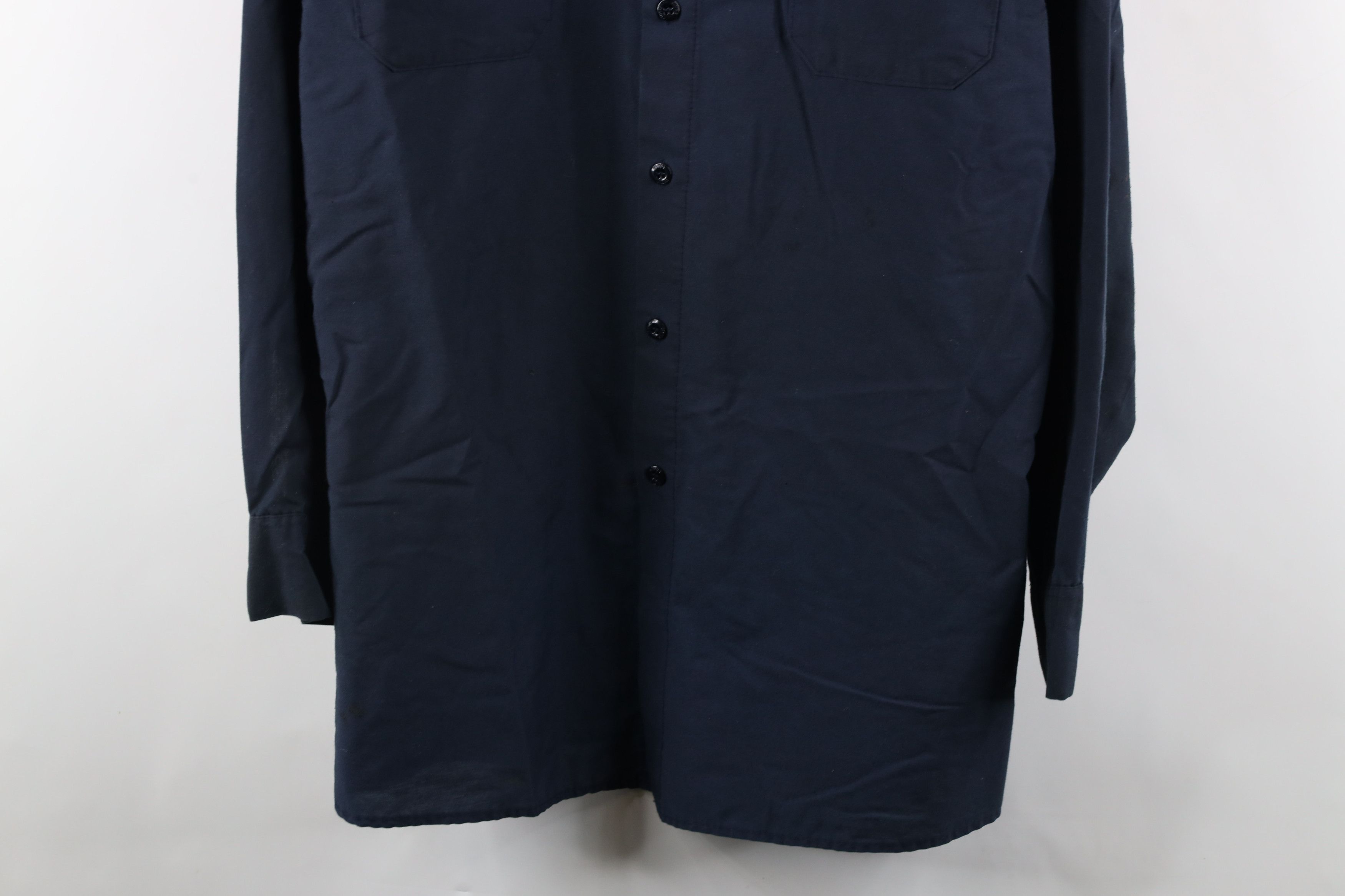 Vintage Vintage 90s Streetwear Workwear Mechanic Button Shirt USA Size US XL / EU 56 / 4 - 3 Thumbnail