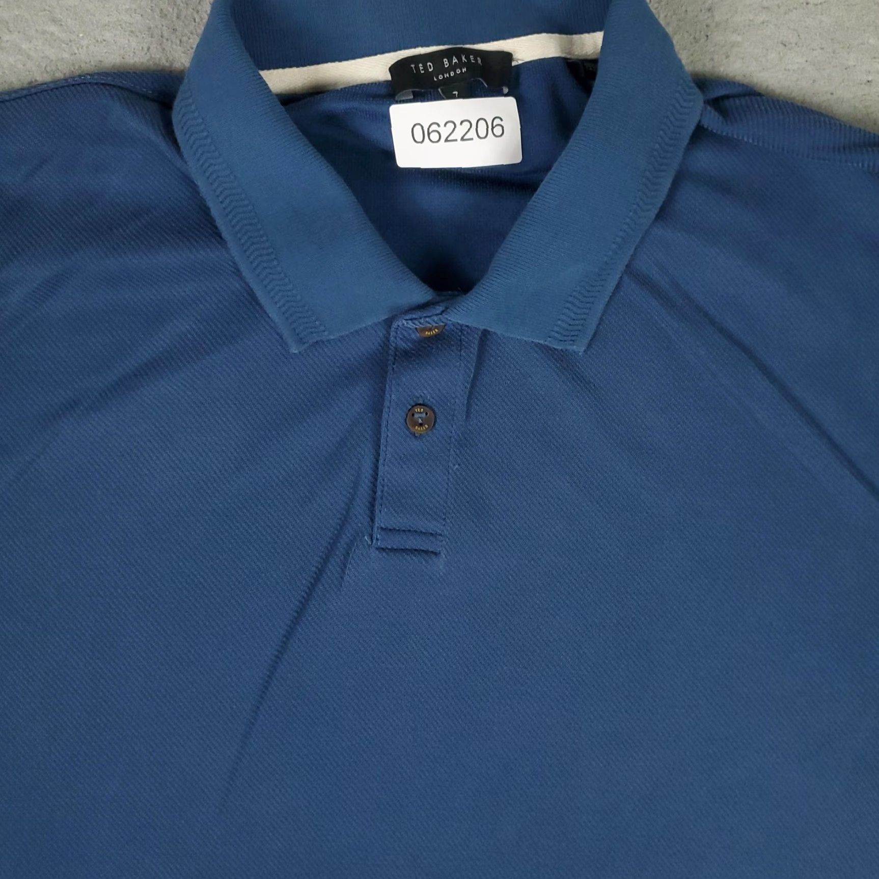 Ted Baker TED BAKER Polo Shirt Men 2XL Long Sleeve Solid Blue Golf Performance Shirt Size US XXL / EU 58 / 5 - 2 Thumbnail
