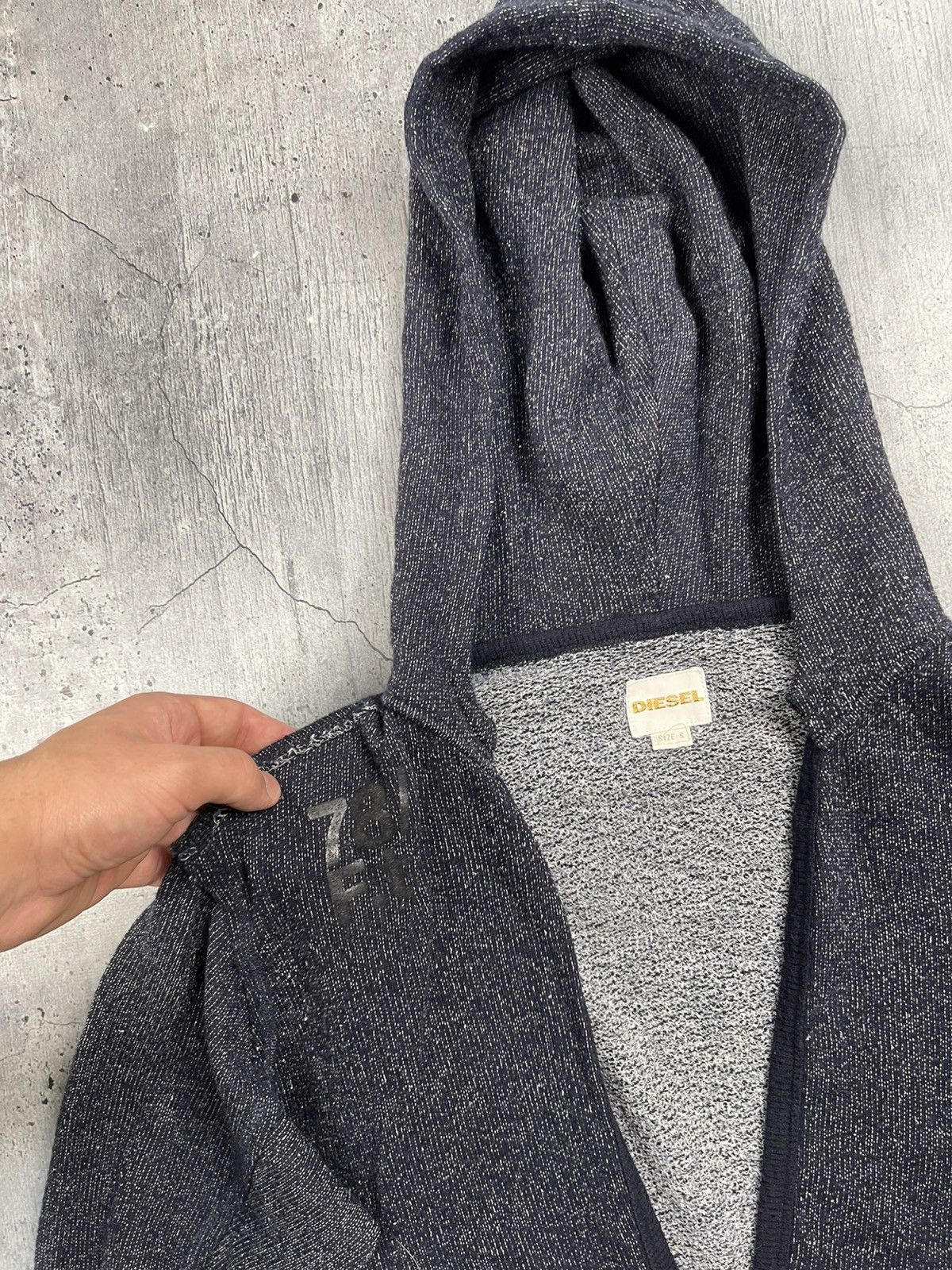 Diesel × Vintage Vintage Diesel Hoodie Avant Garde Size US S / EU 44-46 / 1 - 5 Thumbnail