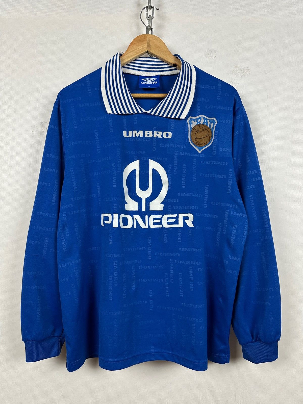Umbro 1995/96 Vintage Fram Reykjavik Rare Home Soccer Jersey Size US XL / EU 56 / 4 - 1 Thumbnail