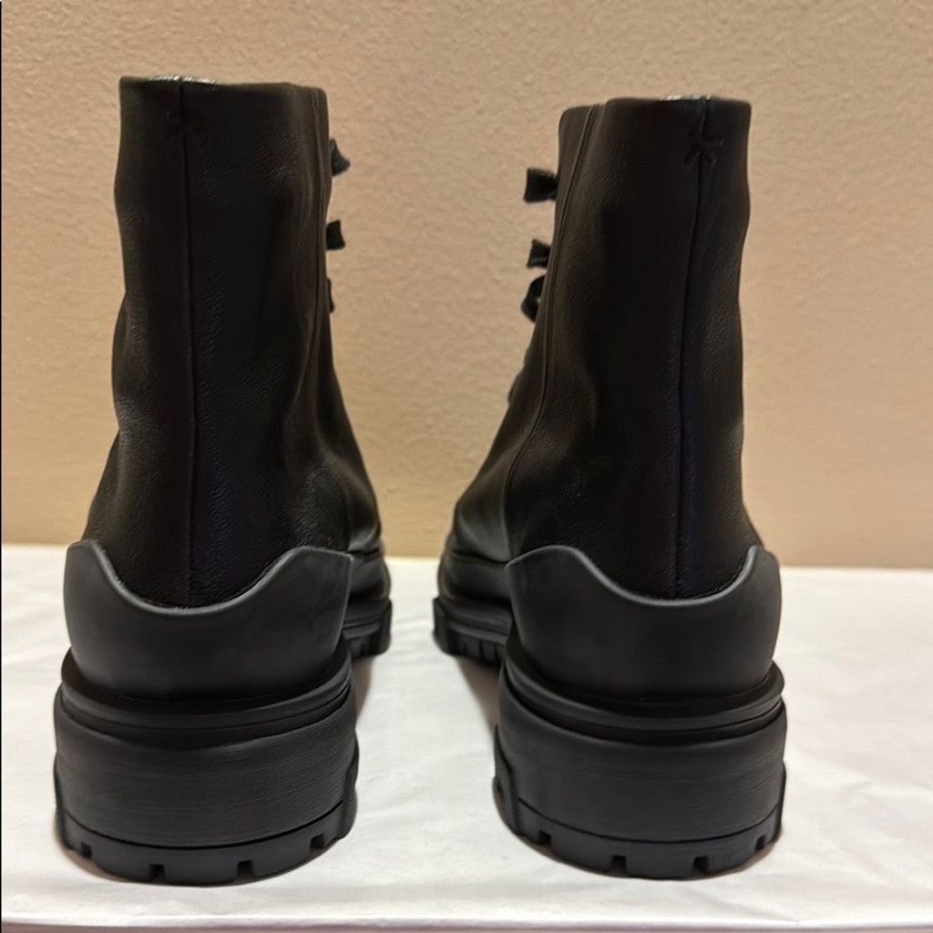 Rag & Bone NWOT Rag & Bone Black Soft Leather Combat Moto Boots Size US 8 / IT 38 - 9 Thumbnail