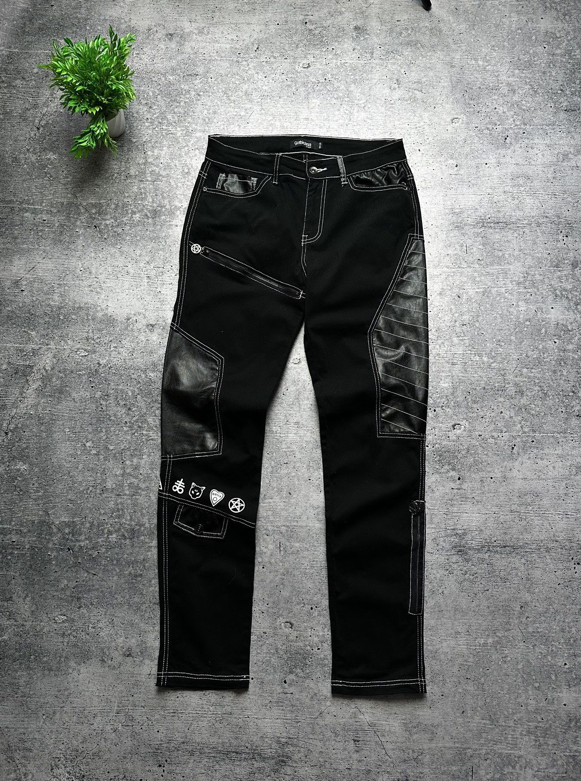 Japanese Brand Vintage Gothicana by EMP Y2K Japanese Hype Faded Pants Size US 32 / EU 48 - 2 Thumbnail