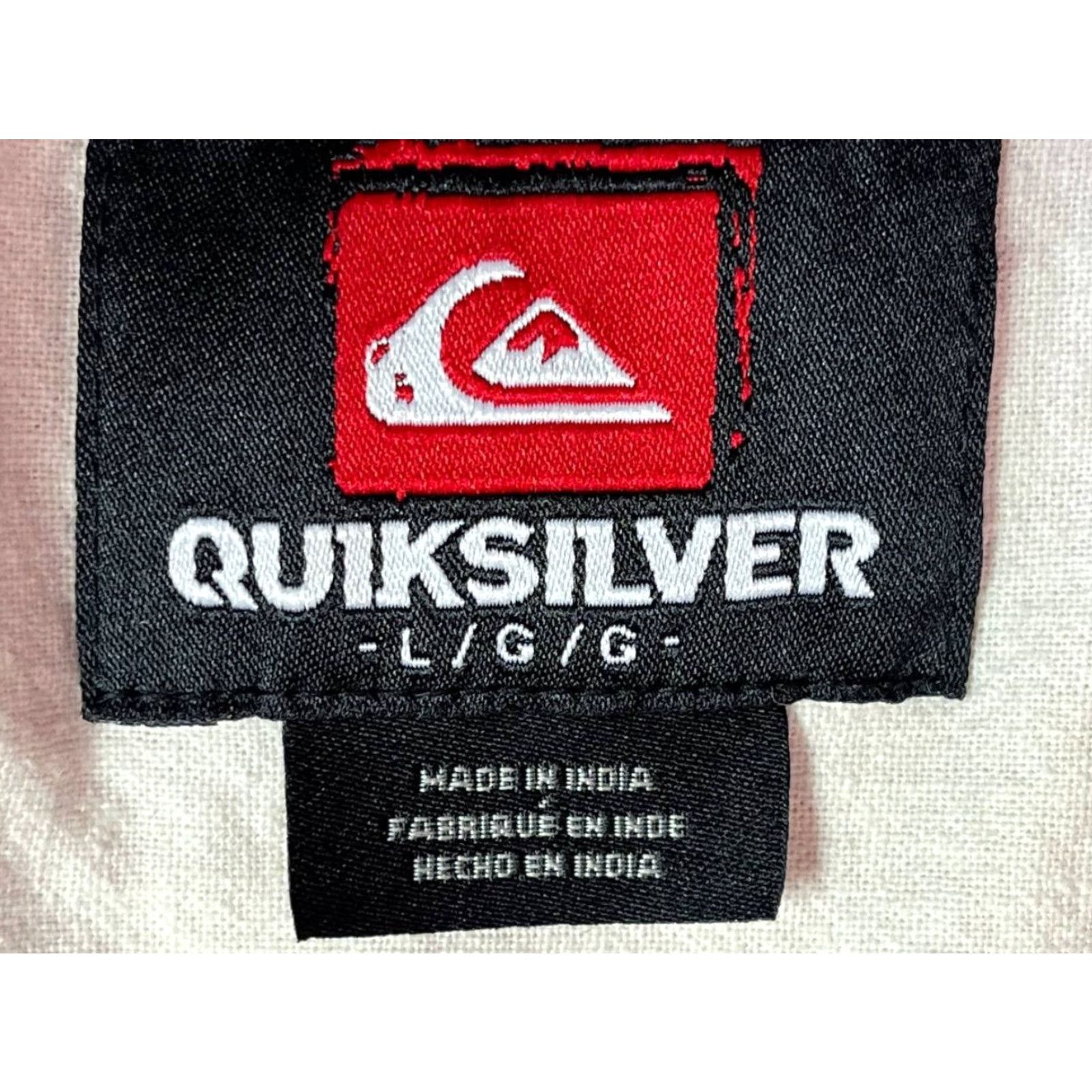 Quiksilver Quiksilver Button-Up Shirt Men Red Short Sleeve 100% Cotton Size L Regular Collared Button-Up Casual Size US 33 - 7 Thumbnail