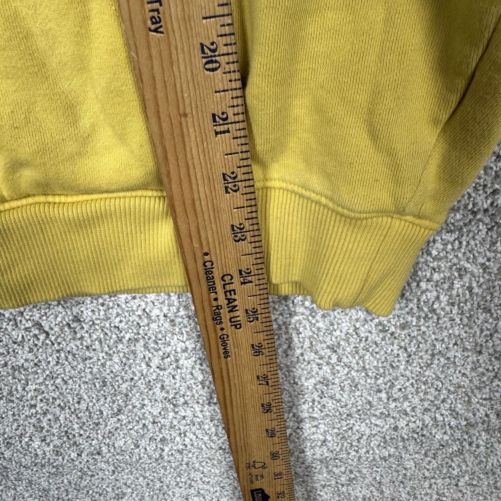 Guess GUESS Hoodie Mens M Yellow Pullover Fleece Graphic Logo Sweatshirt Est 1981 Size US M / EU 48-50 / 2 - 3 Thumbnail