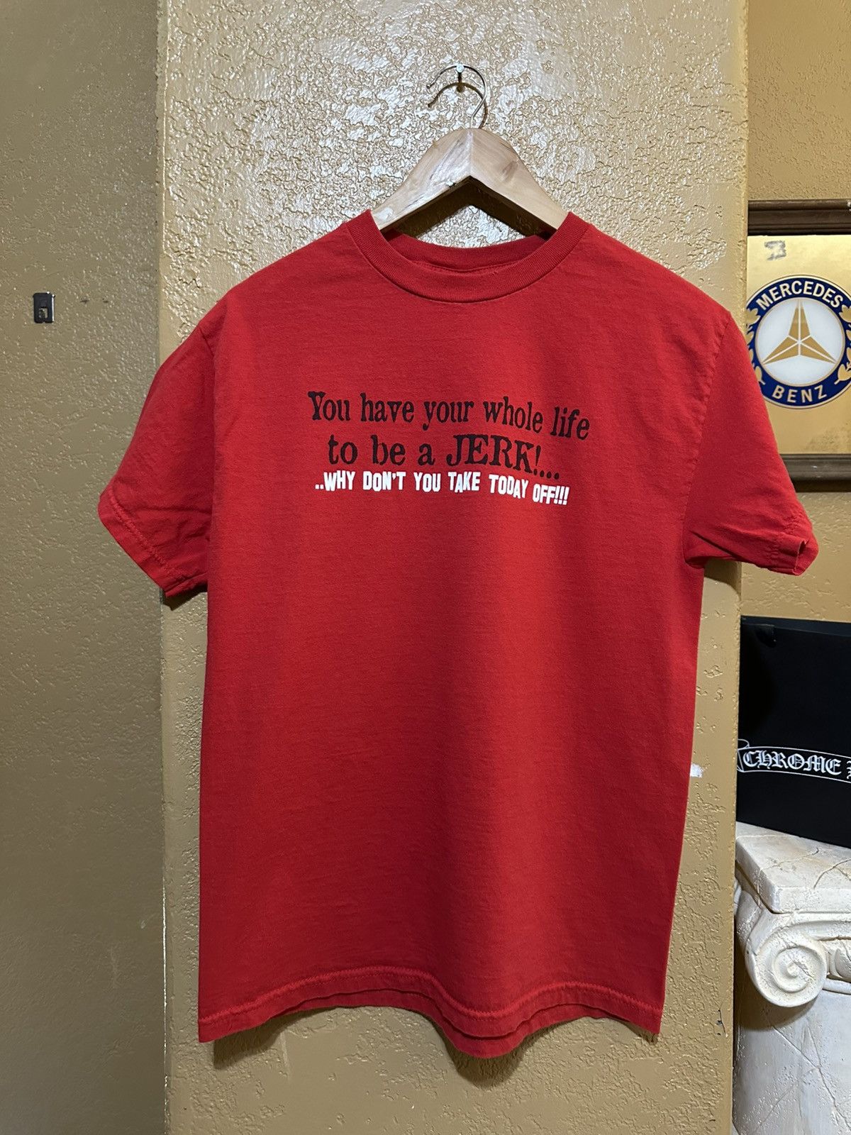 Vintage 📌 Y2K You’re A Jerk Tee Humor Funny Skate Size US M / EU 48-50 / 2 - 1 Thumbnail