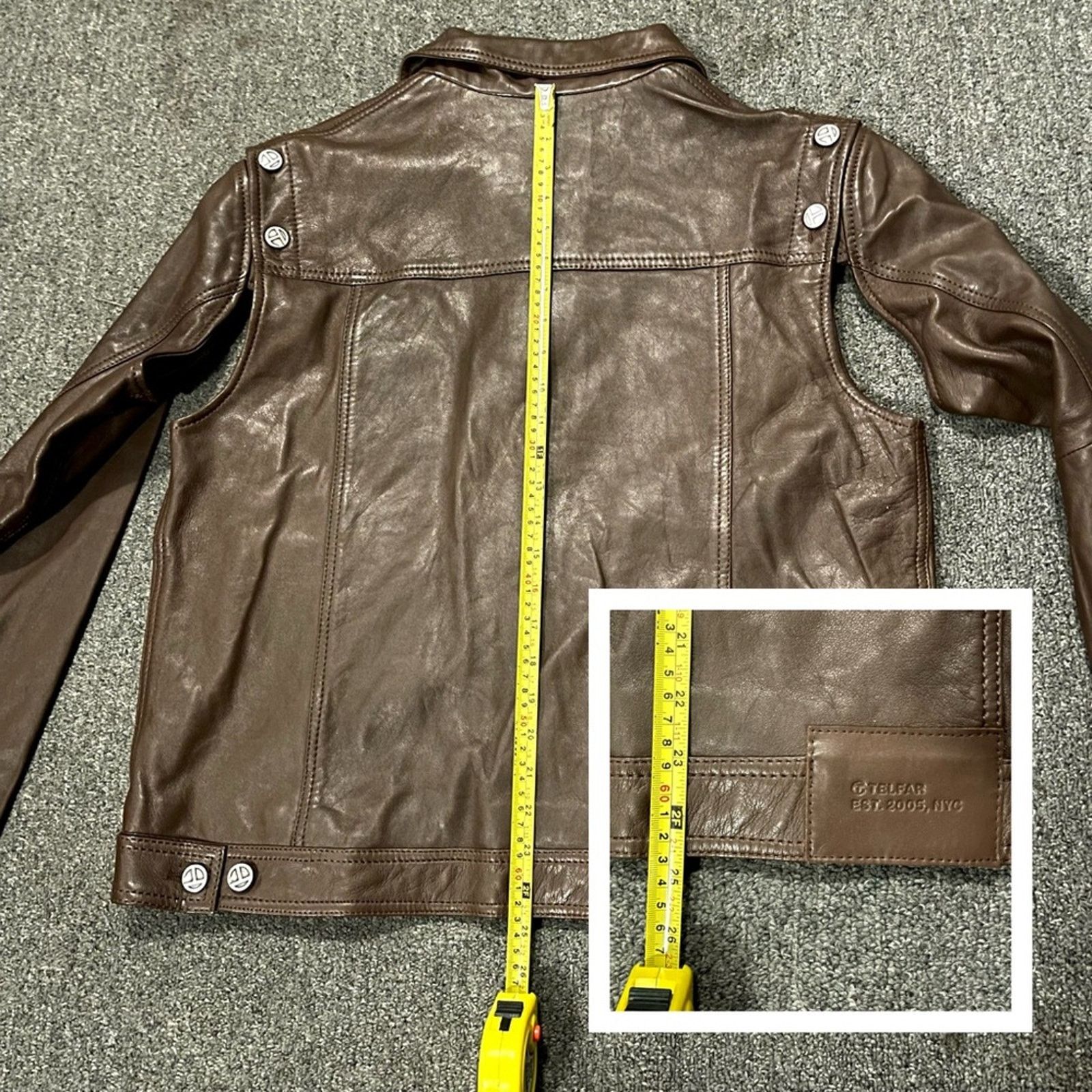 Telfar Telfar x Wilson’s Leather Detachable Sleeve Leather Jacket L Size US L / EU 52-54 / 3 - 8 Thumbnail