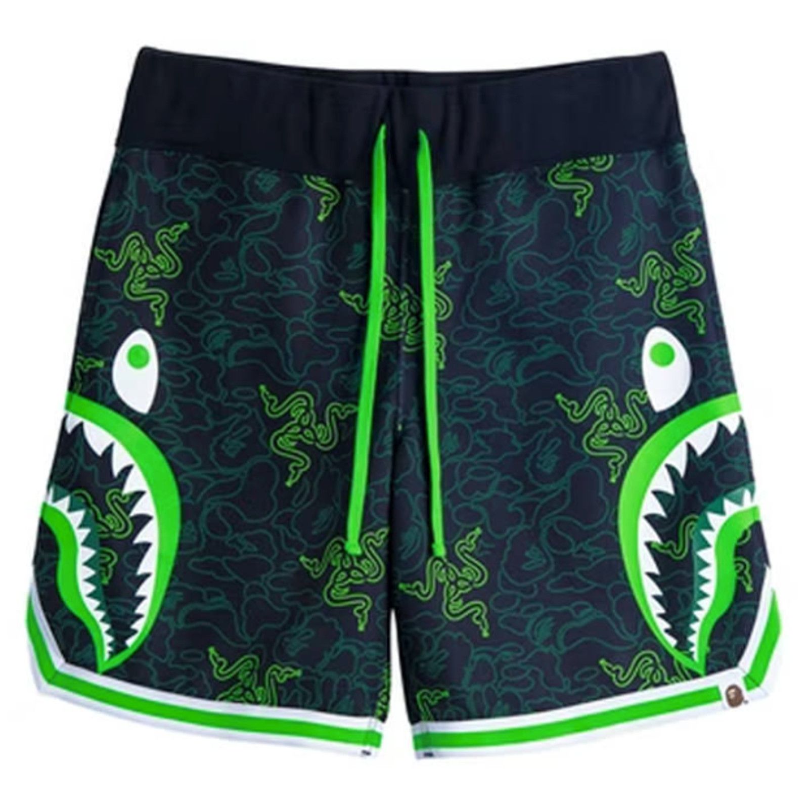 Bape Bape X Razer Neon Camo Basketball Sweat Shorts Size XXL Size US 39 - 1 Thumbnail