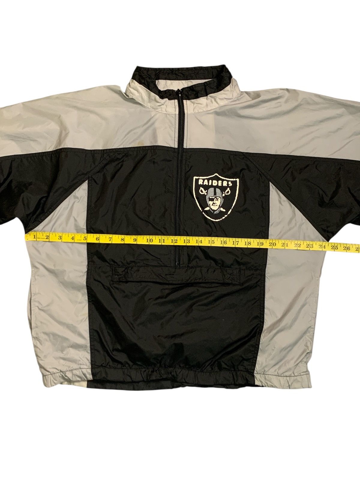Apex One Rare Vintage 90s Apex One Oakland Raiders Windbreaker Anorak Size US M / EU 48-50 / 2 - 11 Thumbnail