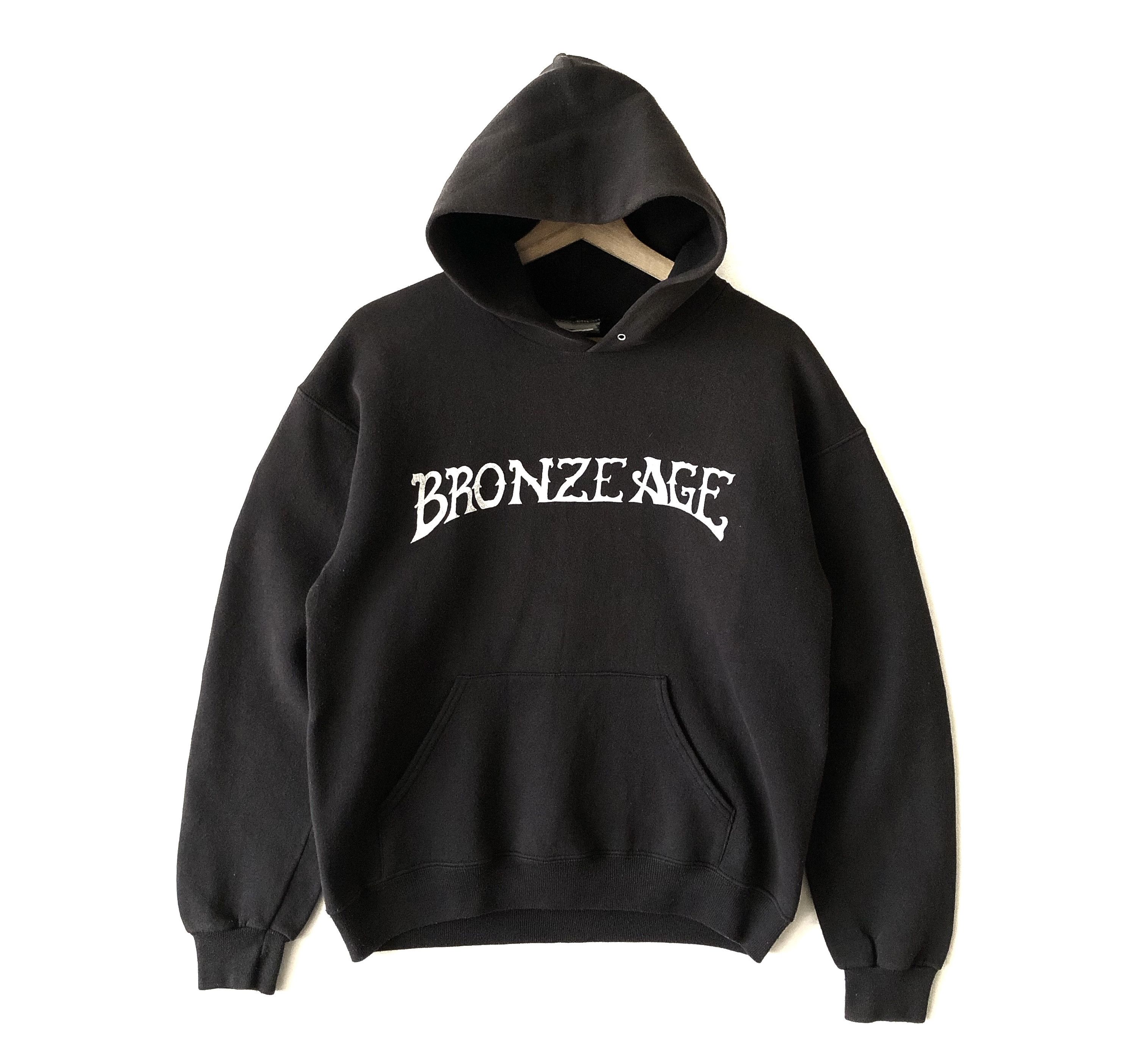 Vintage RARE🔥VINTAGE 90’S BRONZE AGE 50:50 HOODIE Size US M / EU 48-50 / 2 - 2 Thumbnail