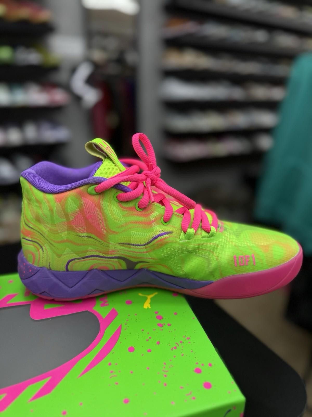 Puma Puma Mb.01 Inverse Toxic LaMelo Ball Size U.S Men’s 8/9.5W Size US 8 / EU 41 - 11 Thumbnail