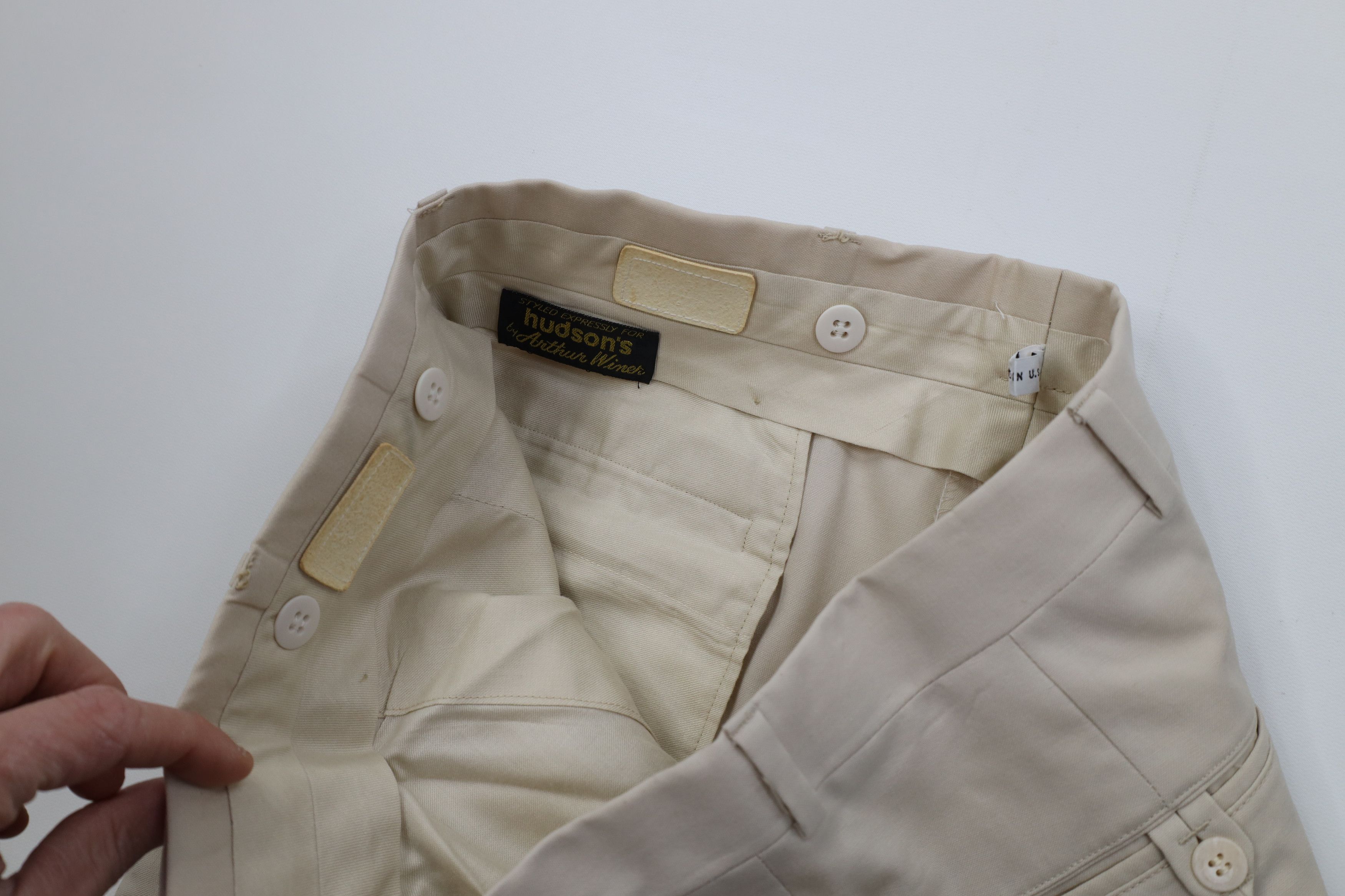 Vintage Vintage 70s Streetwear Wide Leg Chino Pants Trousers USA Size US 34 / EU 50 - 11 Thumbnail
