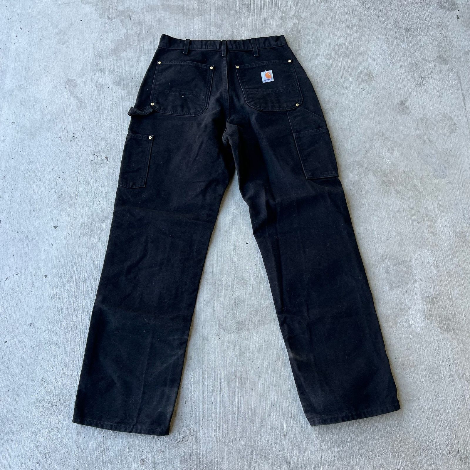 Carhartt × Vintage Carhartt black double knee work wear carpenter pants Size US 31 - 4 Thumbnail