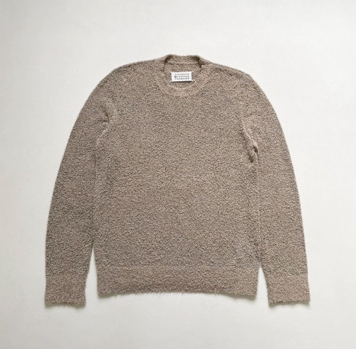 Maison Margiela S/S 15 Beige/Black ‘Boucle’ Sweater Size US M / EU 48-50 / 2 - 1 Thumbnail