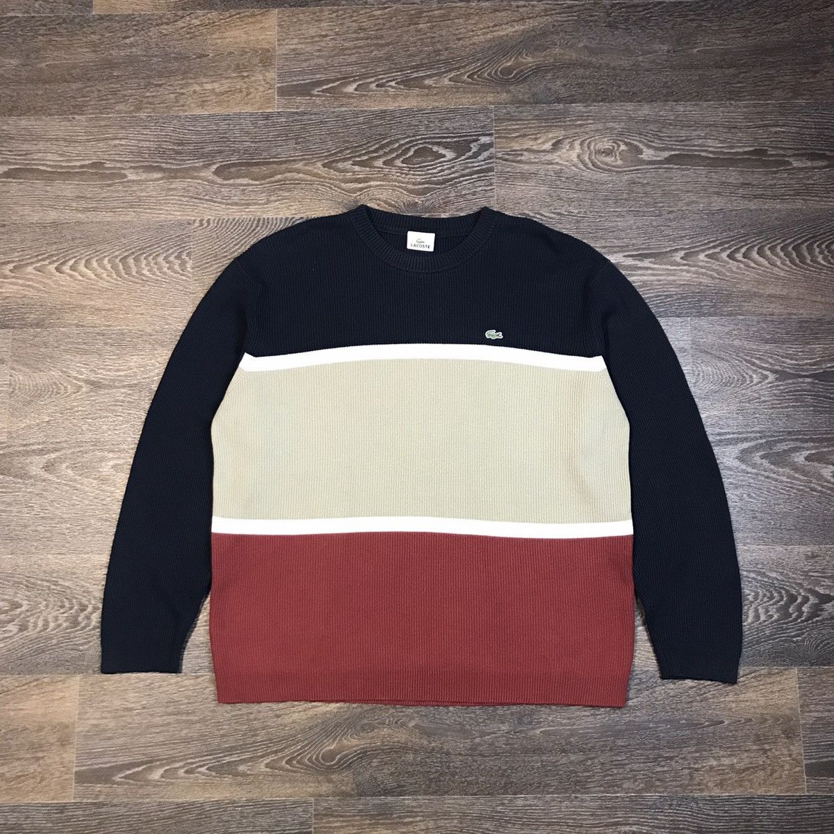 Lacoste 🇫🇷 Vintage 90s Lacoste Sweater Mens Size XL-XXL Size US XL / EU 56 / 4 - 1 Thumbnail
