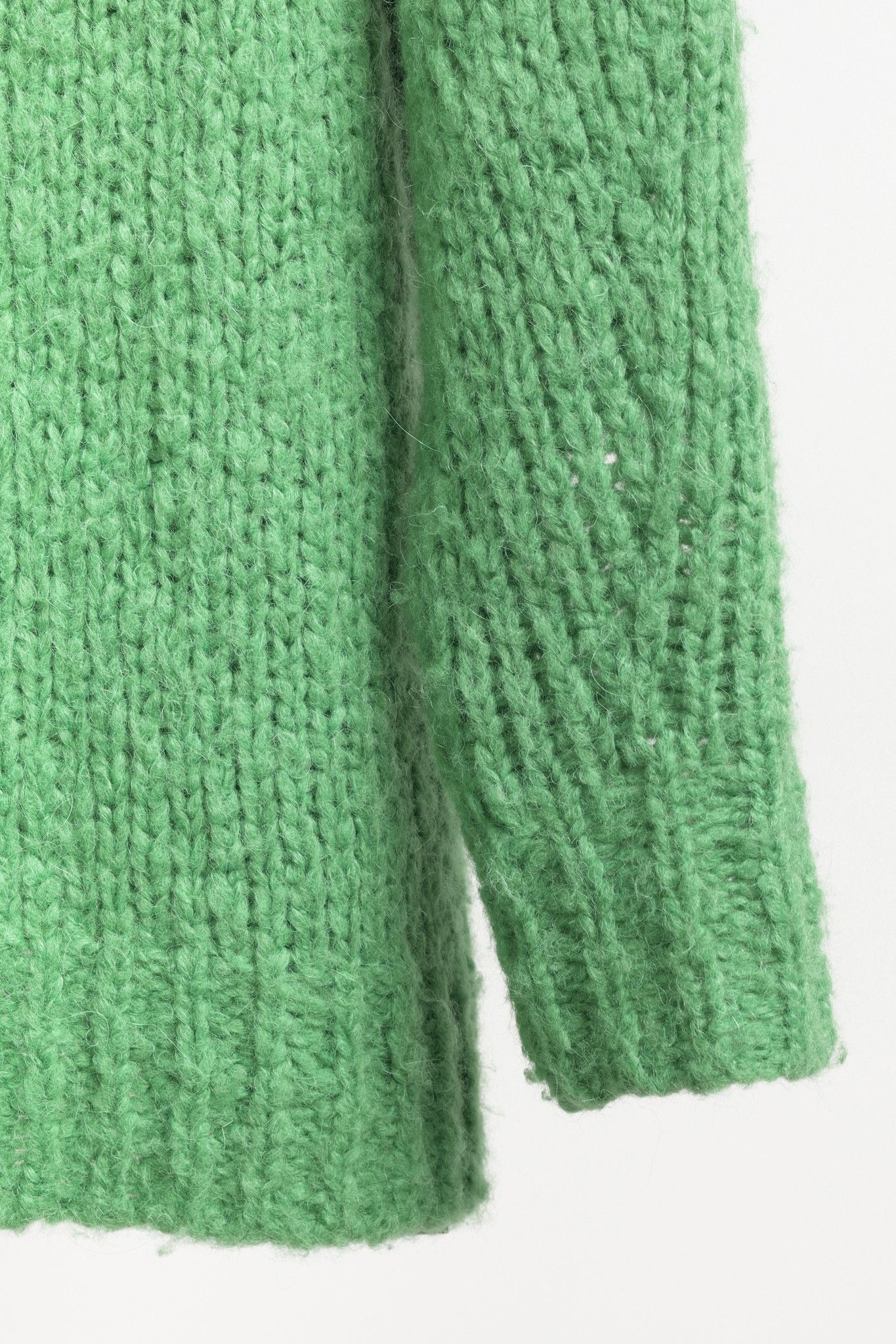 Isabel Marant Etoile Isabel Marant Étoile Green Oversized Alpaca Wool Sweater Size XS / US 0-2 / IT 36-38 - 6 Thumbnail