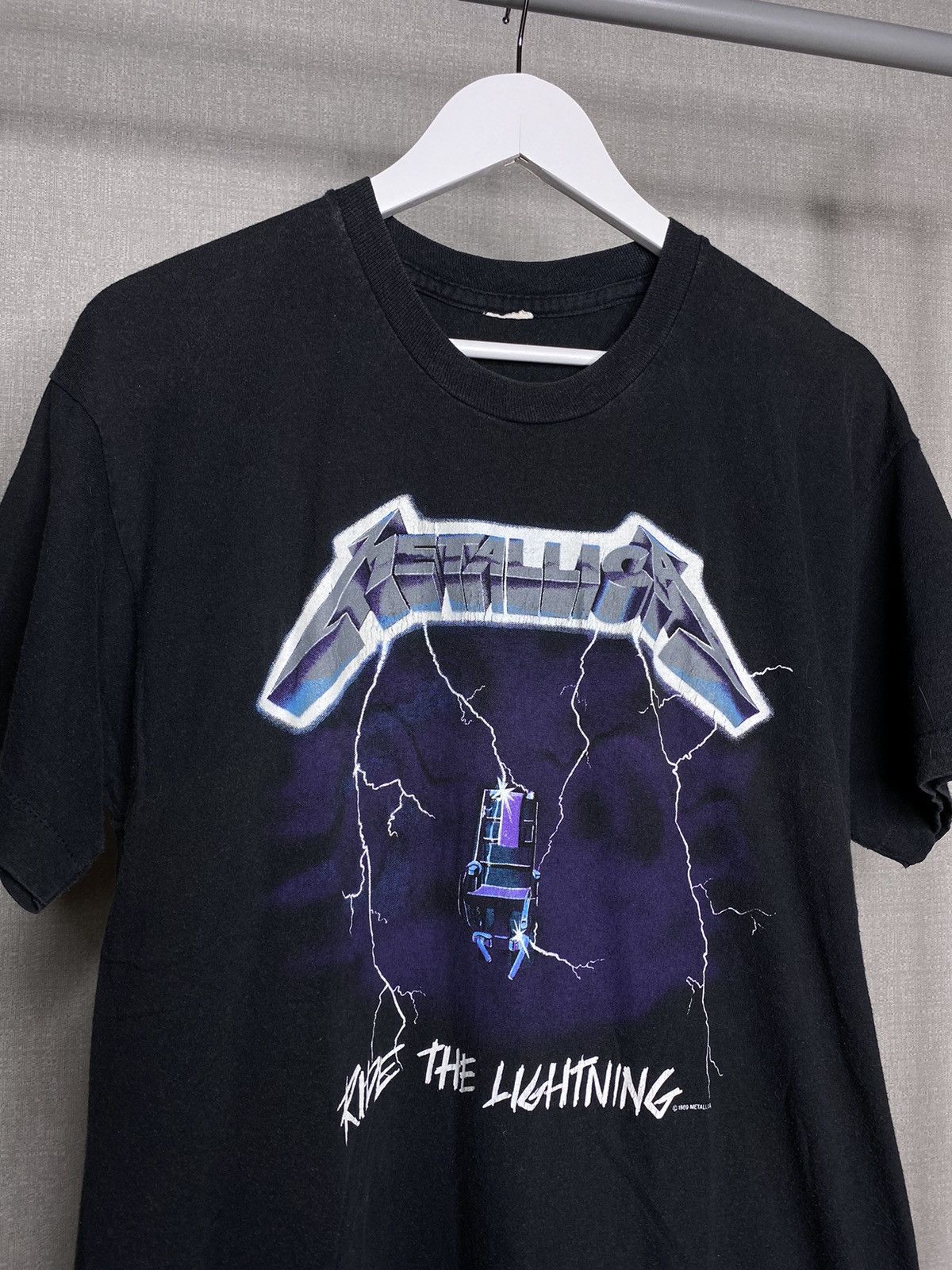 Band Tees × Vintage Metallica Vintage 1989 Ride The Lightning/Kill 'em All Shirt Size US M / EU 48-50 / 2 - 3 Thumbnail
