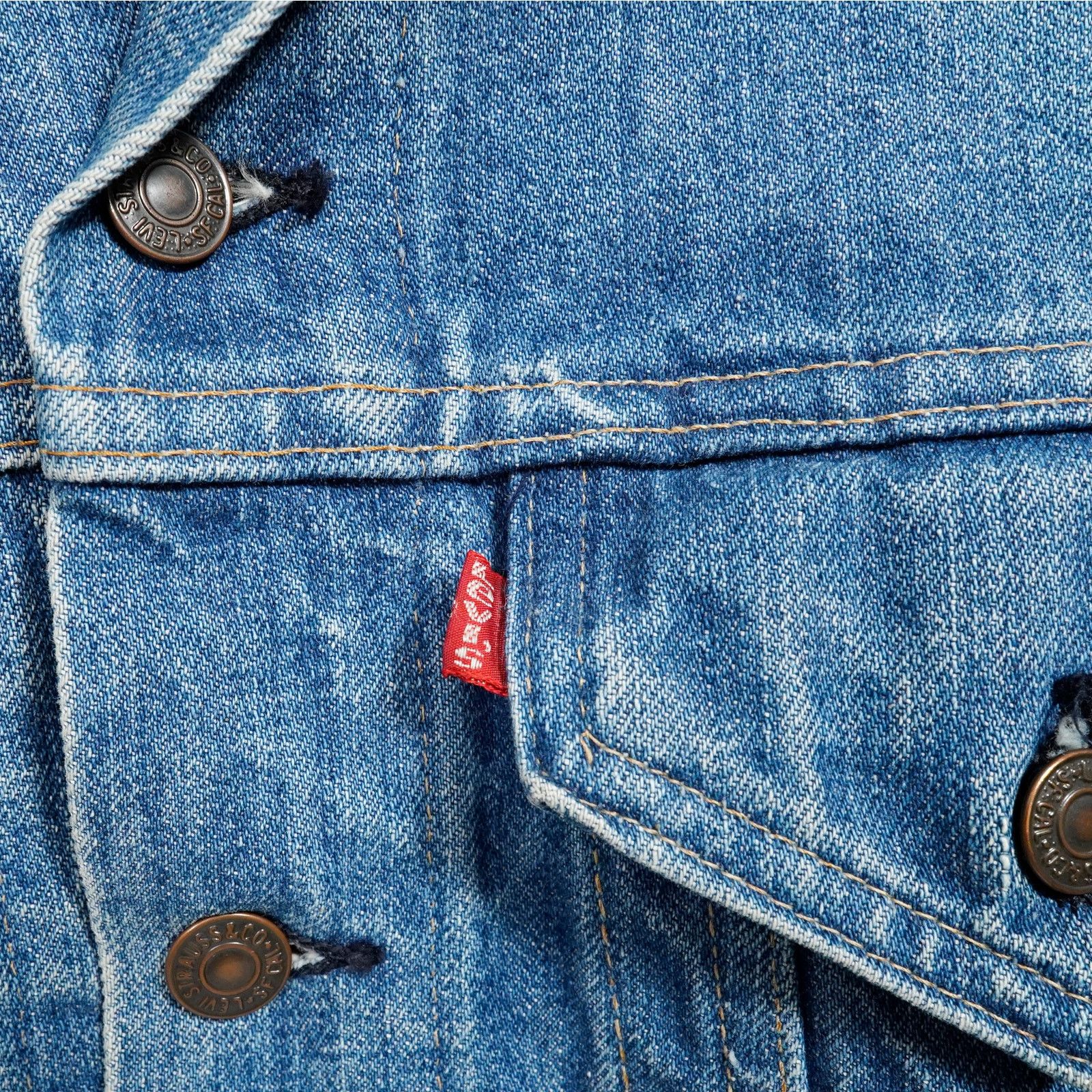 Levi's Vintage 70s Levi’s 70505 Trucker Jacket Harley Davidson 38 Size US M / EU 48-50 / 2 - 7 Thumbnail