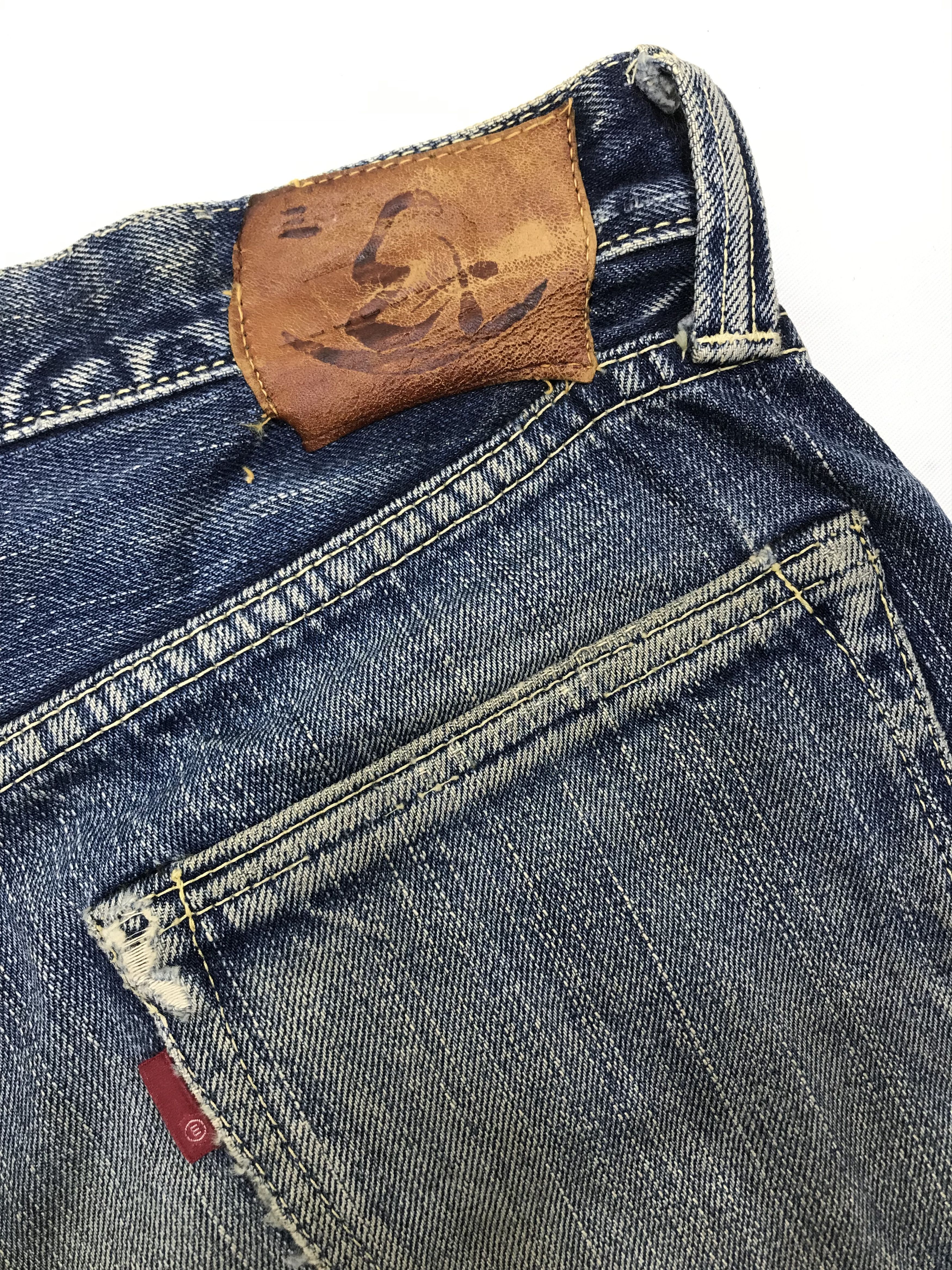 Eternal Vintage Eternal Faded Blue Washed Selvedge Jeans Size US 31 - 15 Thumbnail