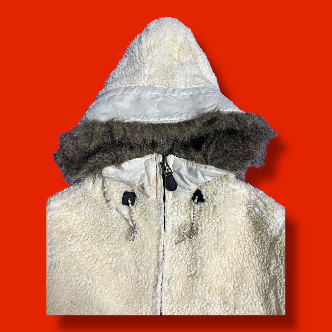Designer × Hysteric Glamour × Japanese Brand HYSTERIC GLAMOUR WOOL LINED ZIP UP HOODIE LONG JACKET Size US S / EU 44-46 / 1 - 6 Thumbnail