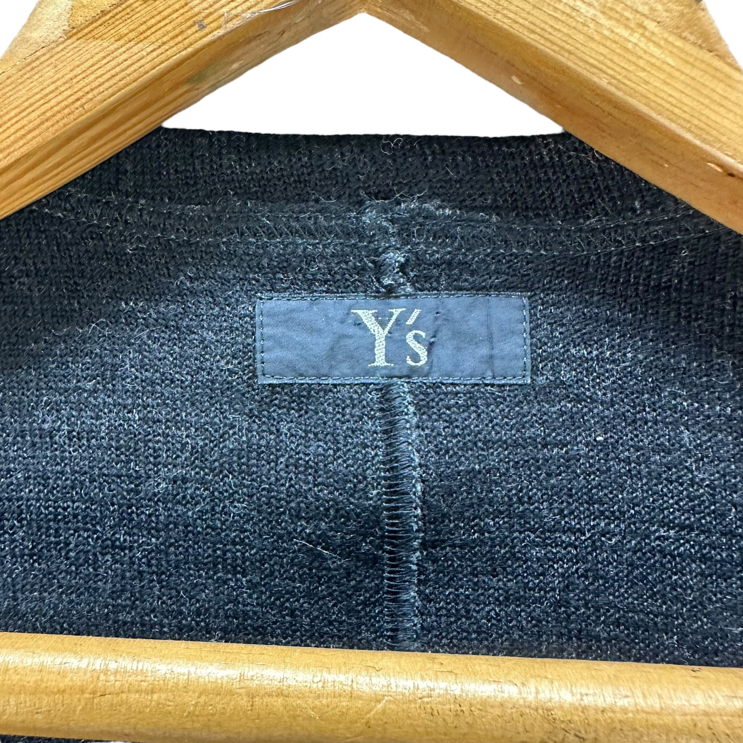 Yohji Yamamoto Y's DOUBLE COLLAR WOOL CROP JACKET / CARDIGAN #8810-028 Size M / US 6-8 / IT 42-44 - 7 Thumbnail