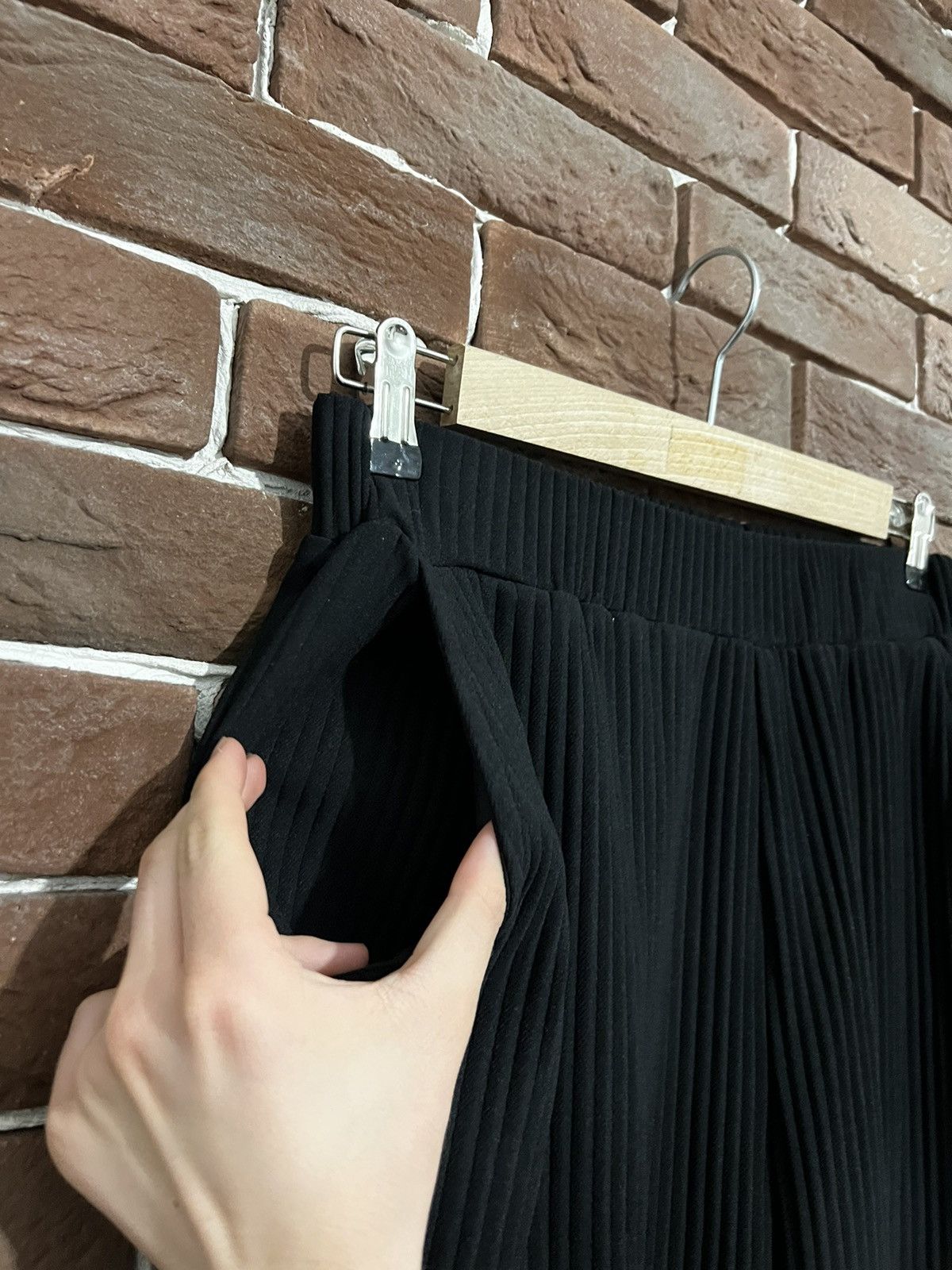 Japanese Brand Rare Vintage Y2k Casual Black Light Pant Issey Miyake Vibe Size US 34 / EU 50 - 8 Thumbnail