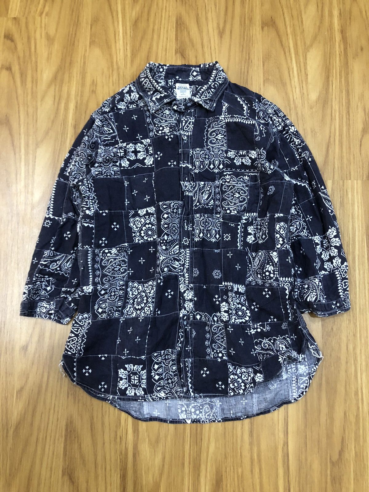 Kapital SpellBound Domingo Patchwork Bandana Half Sleeve Shirt Size US L / EU 52-54 / 3 - 11 Thumbnail