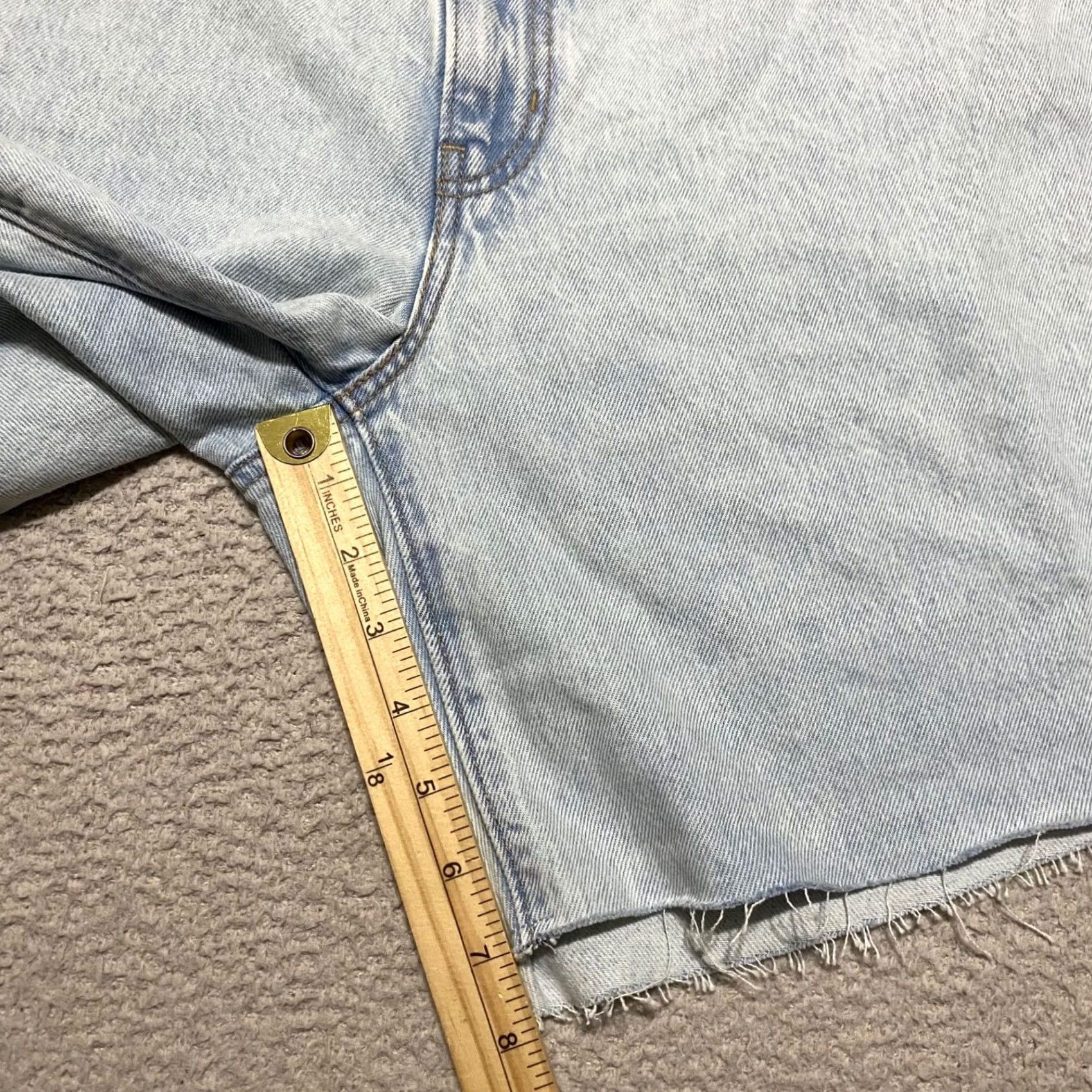 Levi's Levi's Womens Bermuda Shorts 34 Blue Denim High Rise 100% Cotton Rich Lot NWT jeans Bermuda 34 Womens Levi's Shorts Blue Denim High Rise Bermuda 34 Size 24" / US 00 / IT 34 - 5 Thumbnail