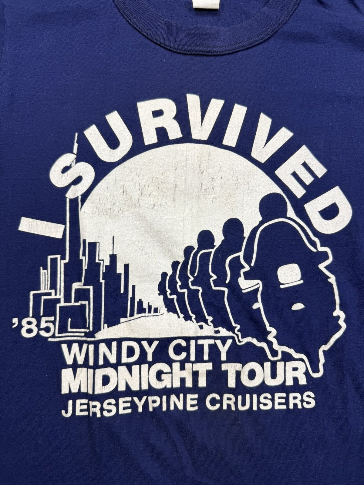 Vintage 1985 Windy City Midnight Tour Jersey Pine Cruiser single Size US M / EU 48-50 / 2 - 2 Thumbnail