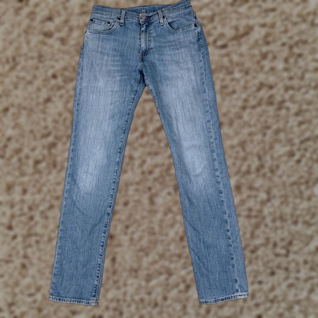 Levi's Levi's 511 Jeans Men's 29 Blue Denim Regular Fit 5-Pocket Cotton Blend Size US 29 - 1 Thumbnail