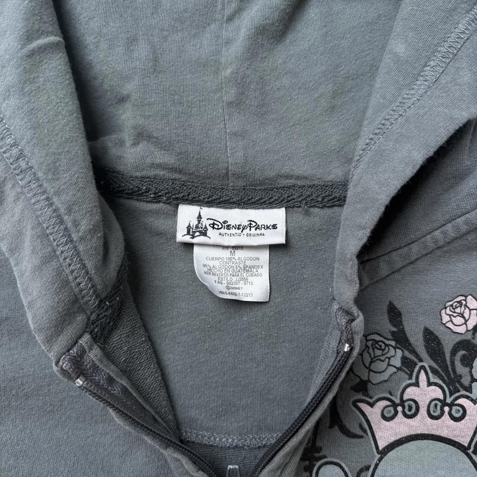 Disney Y2K Disneyland Gray Skull Jacket Size M / US 6-8 / IT 42-44 - 3 Thumbnail