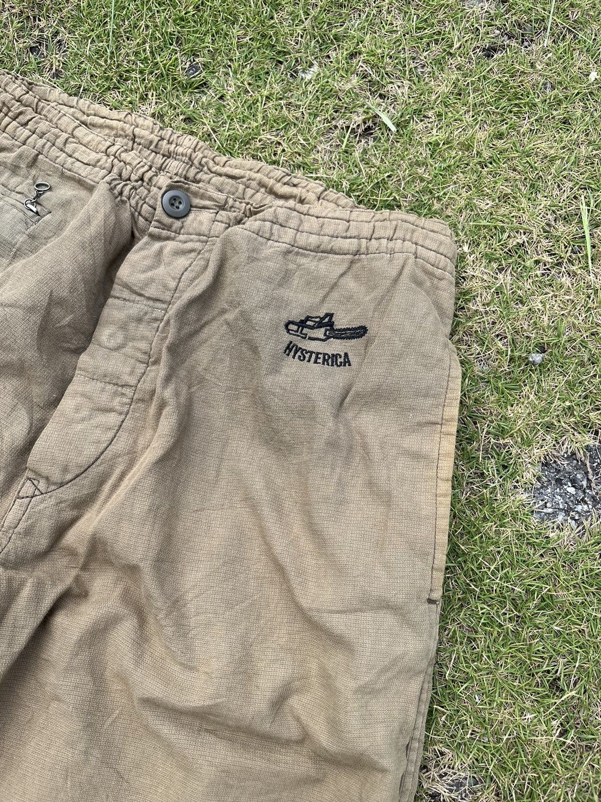 Hysteric Glamour × Japanese Brand × Vintage RARE Vintage Hysteric Glamour Chainsaw Logo Bondage Pants 🇯🇵 Size US 33 - 3 Thumbnail