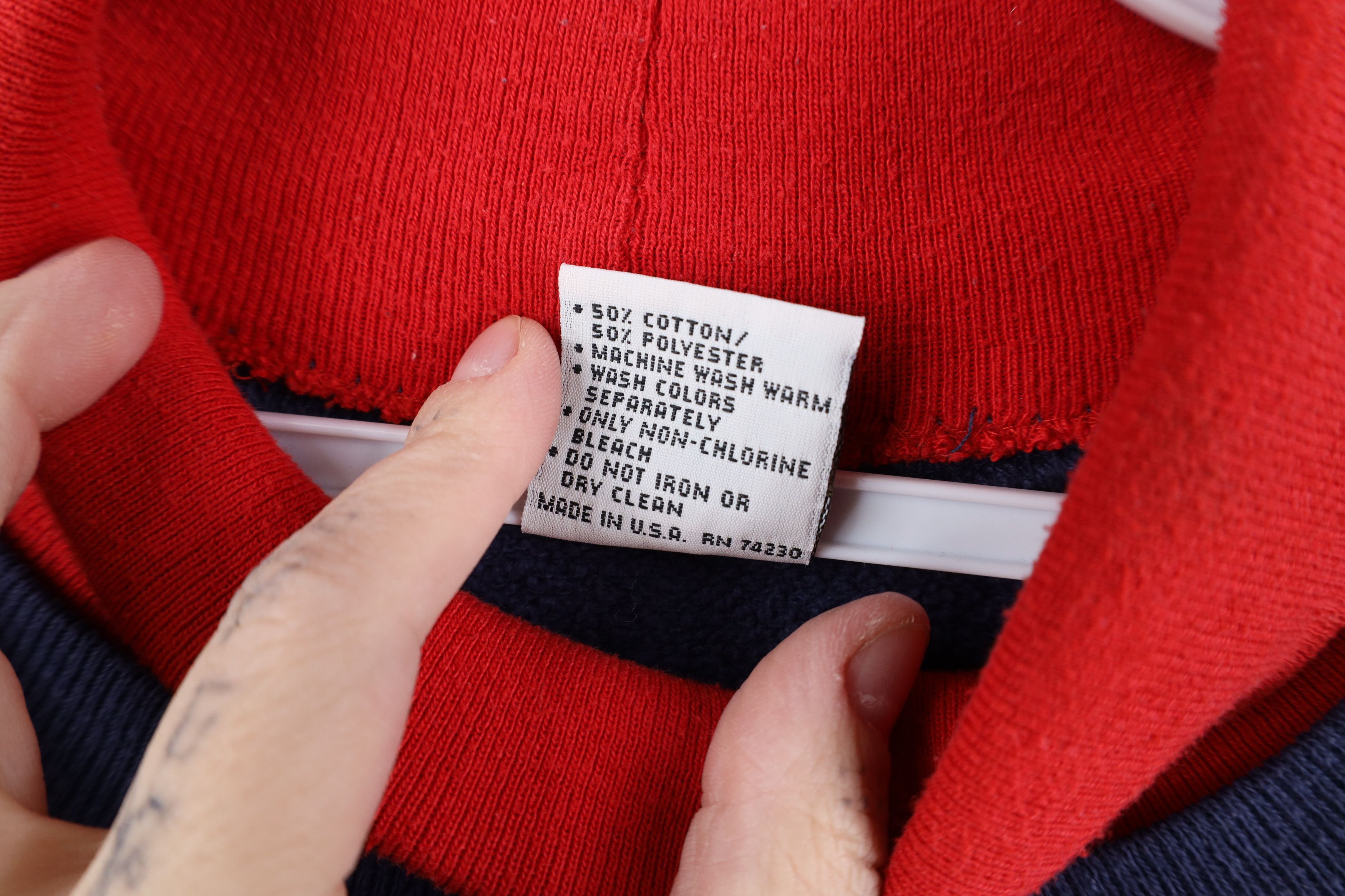 Vintage Vintage 90s Streetwear Birdhouse Turtleneck Sweatshirt USA Size XL / US 12-14 / IT 48-50 - 12 Thumbnail