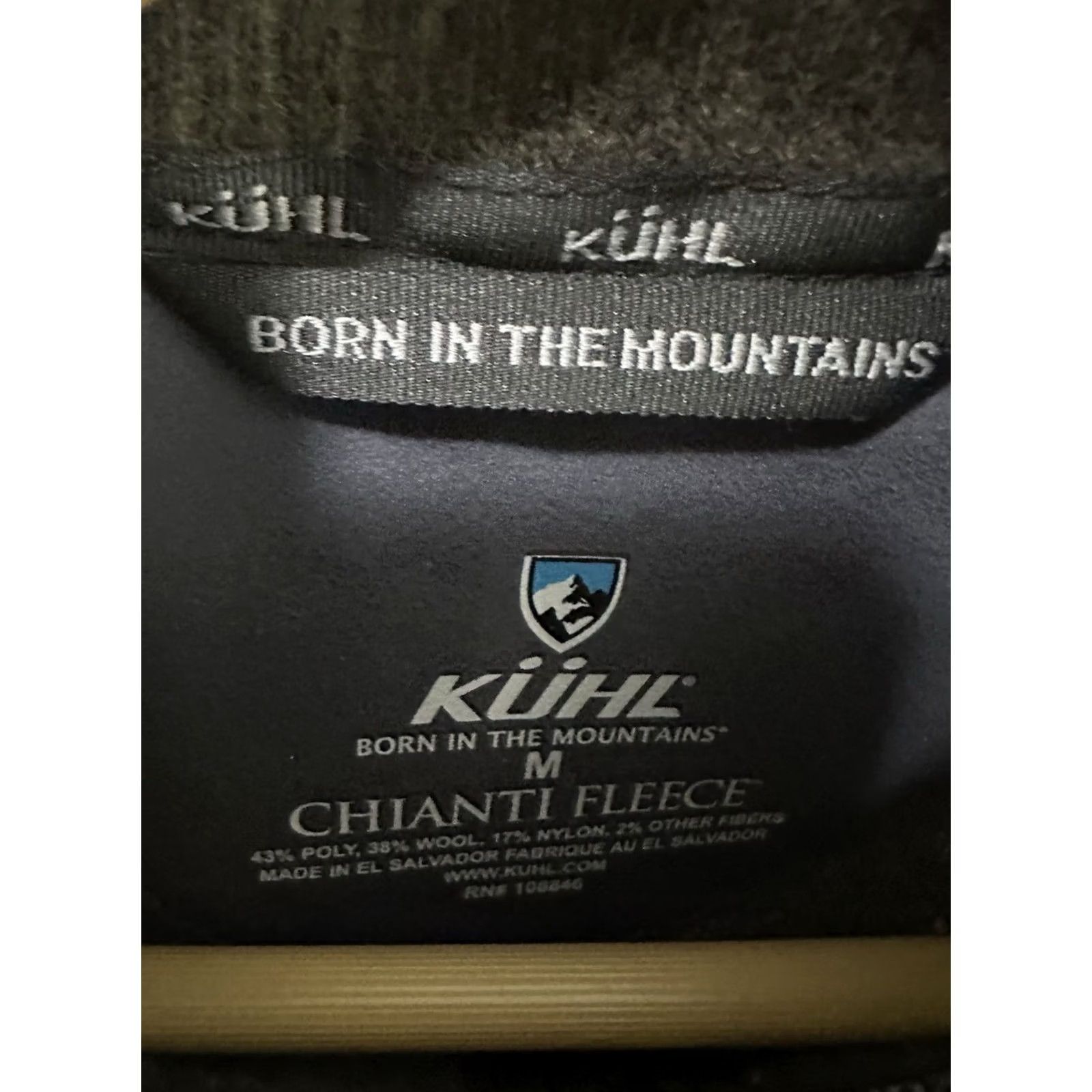 Vintage Kuhl Men's M OD Green Wool Blend Chianti Fleece 1/4 Zip Outdoor Sweater Size US M / EU 48-50 / 2 - 3 Thumbnail