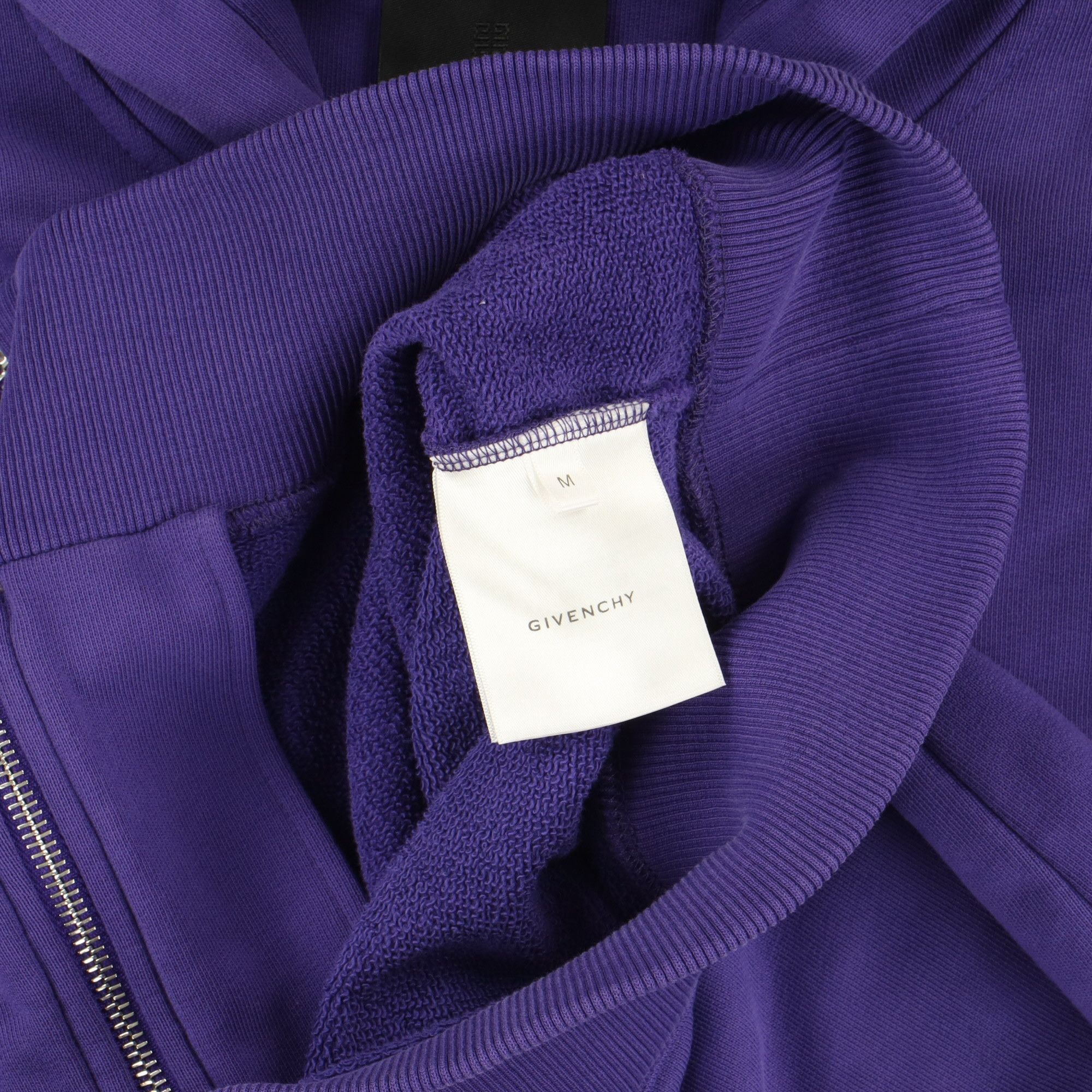 Givenchy Purple 4G Logo Oversized Zip Hoodie Size US M / EU 48-50 / 2 - 6 Thumbnail