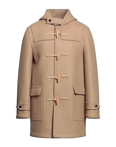 image of Saint Laurent Paris Duffle Coat in Beige, Men's (Size Medium)
