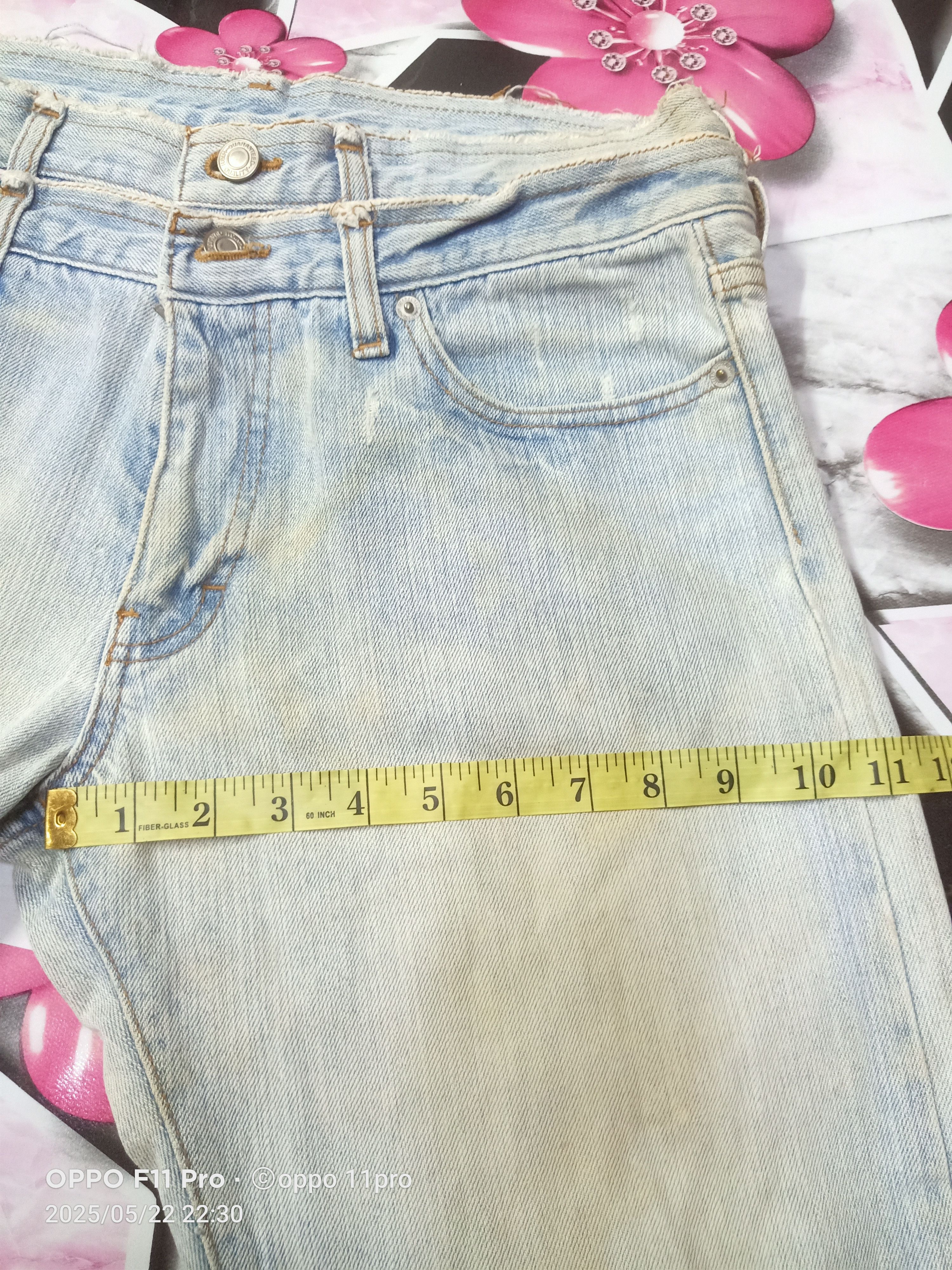 If Six Was Nine × Le Grande Bleu (L.G.B.) Unbrand Double Waist Denim Distressdenim Size US 32 / EU 48 - 13 Thumbnail