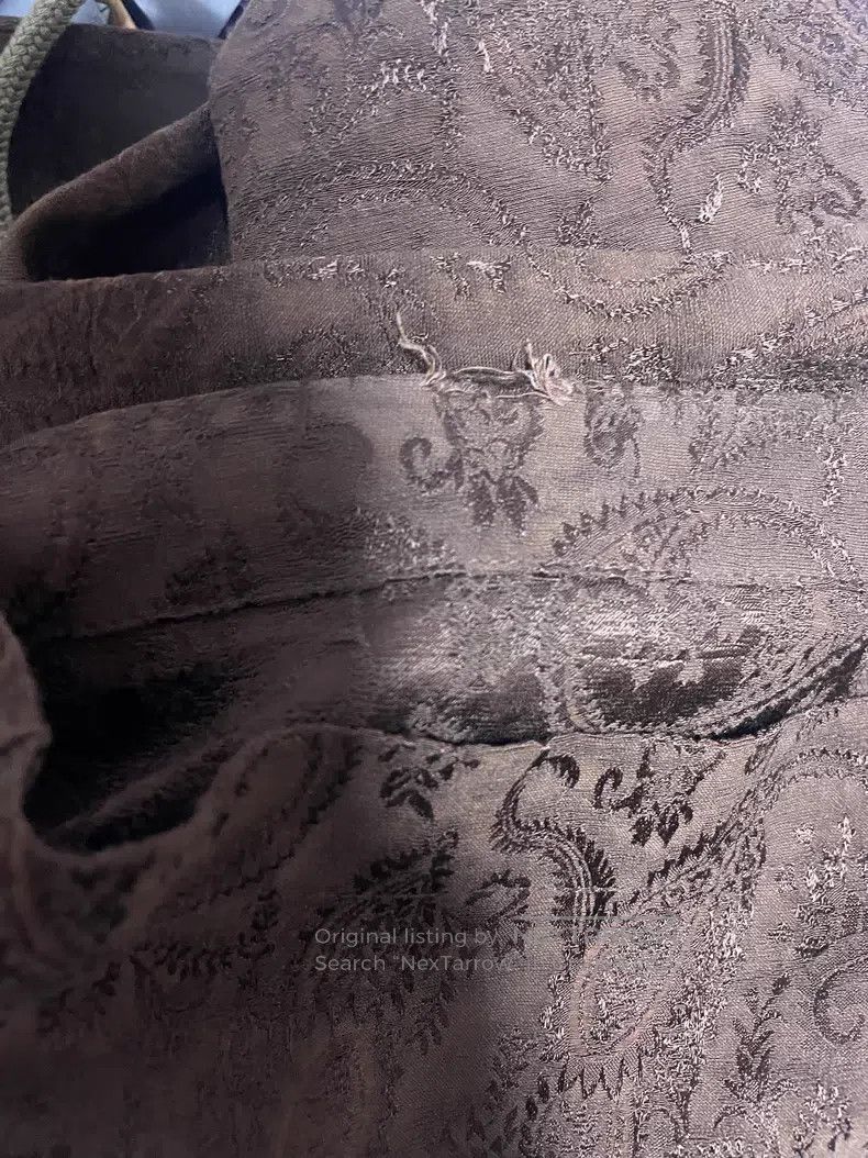 Song For The Mute SONG FOR THE MUTE Brown Cashew Jacquard Long Pants Size US 32 / EU 48 - 6 Thumbnail