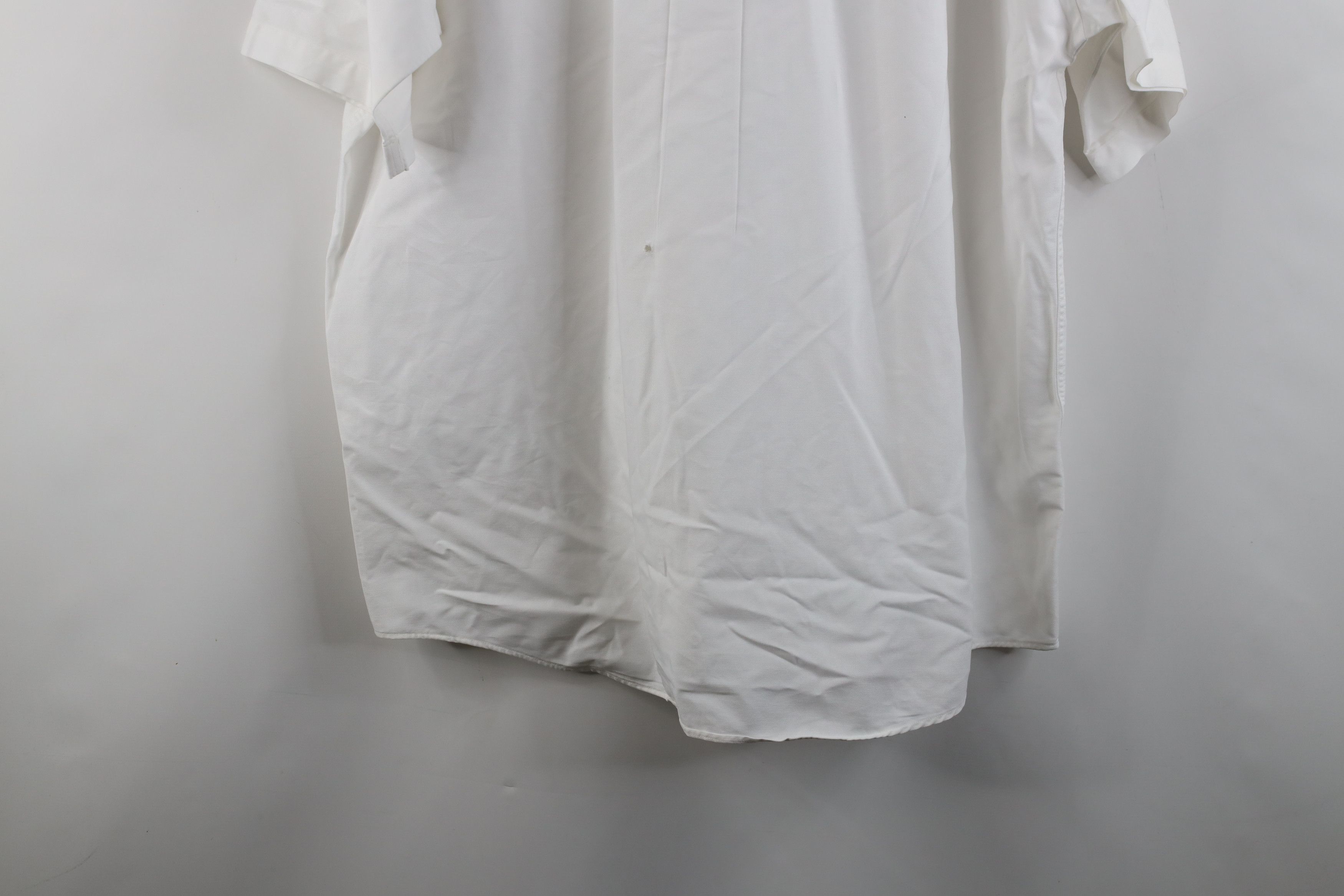 L.L. Bean × Vintage Vintage 90s LL Bean Short Sleeve Collared Button Shirt White Size US M / EU 48-50 / 2 - 15 Thumbnail