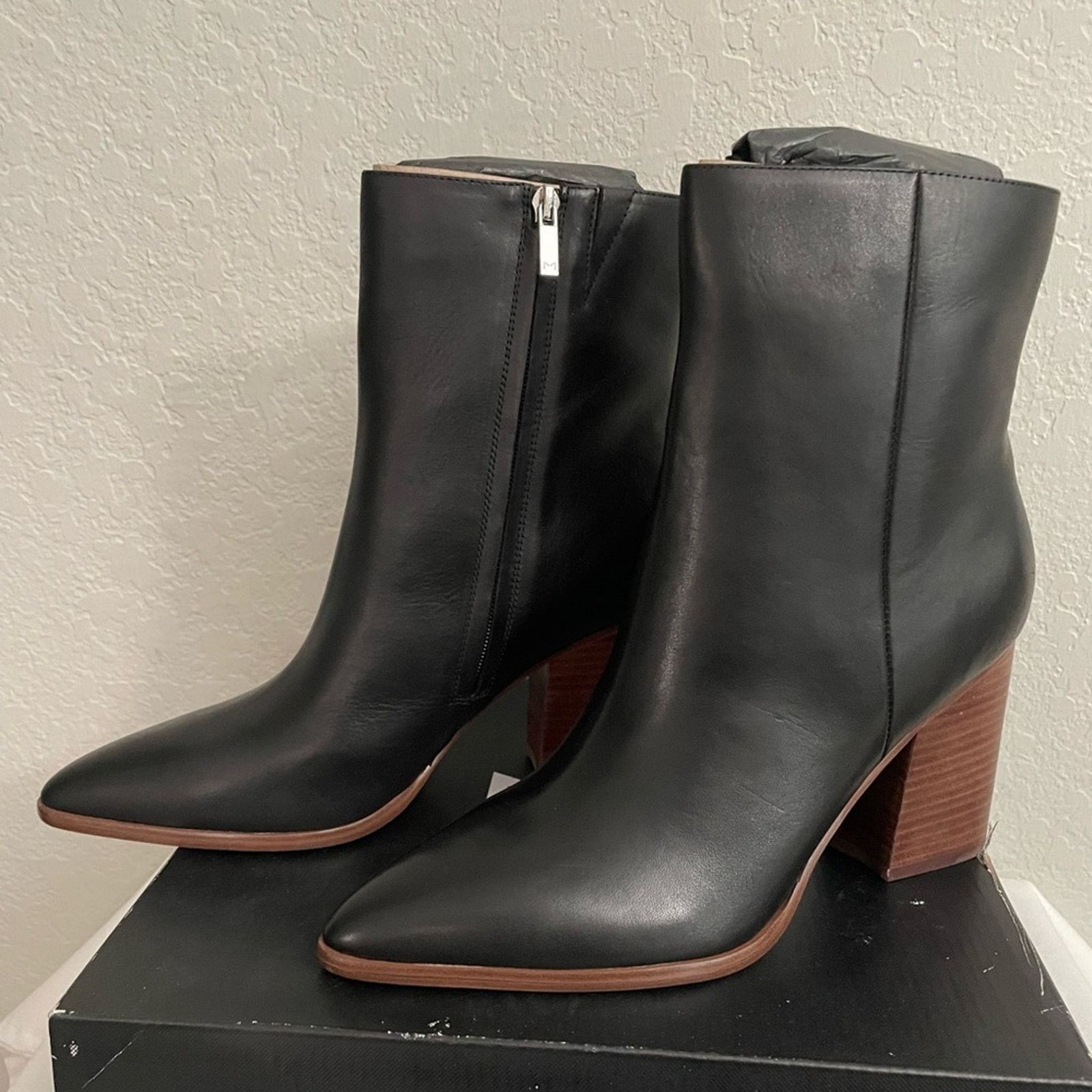 Marc Fisher Marc Fisher LTD Melysa Heeled Boot Black Women 11M Size US 11 / IT 41 - 3 Thumbnail