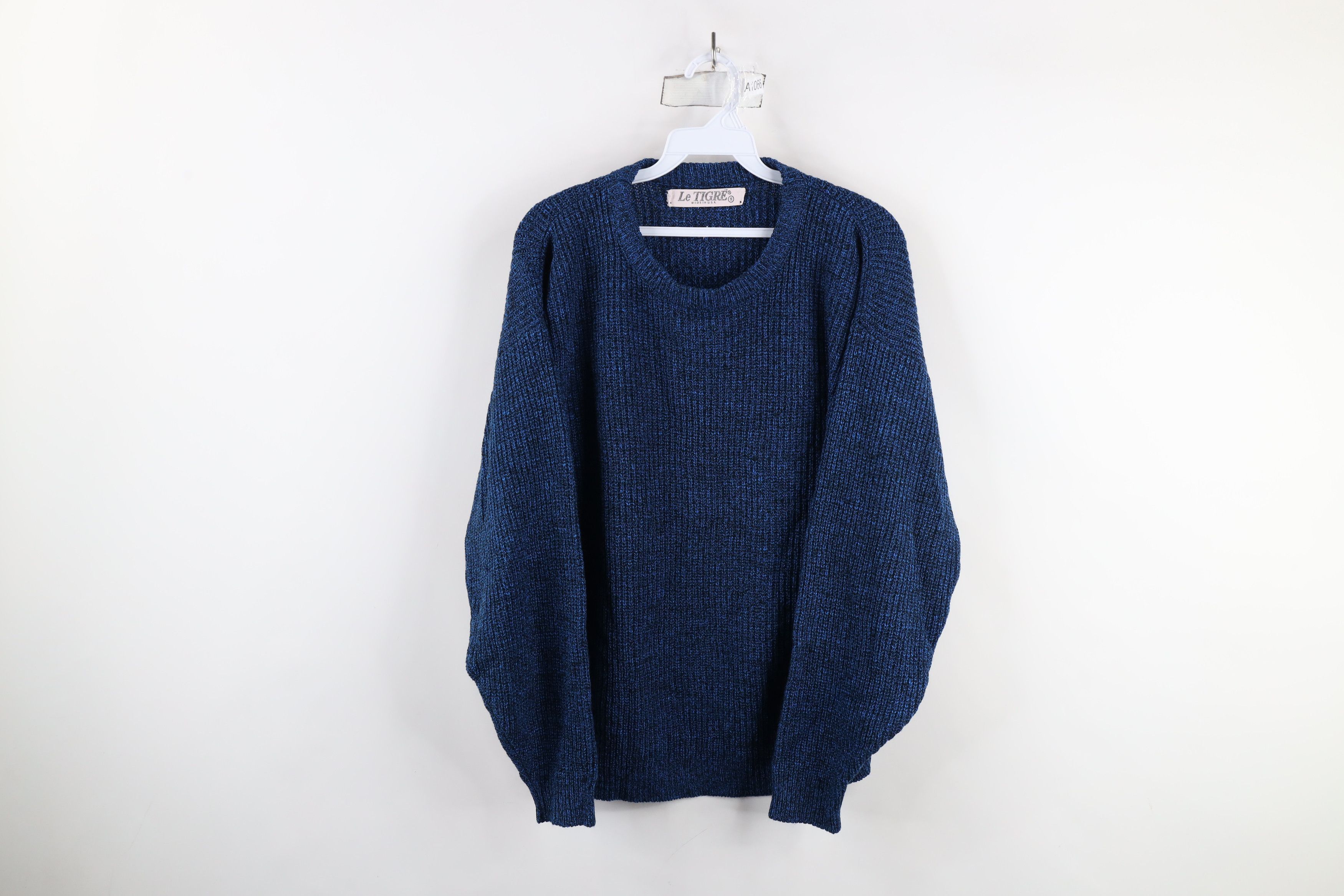 Vintage Vintage 90s Streetwear Thin Ribbed Knit Crewneck Sweater USA Size US S / EU 44-46 / 1 - 1 Thumbnail