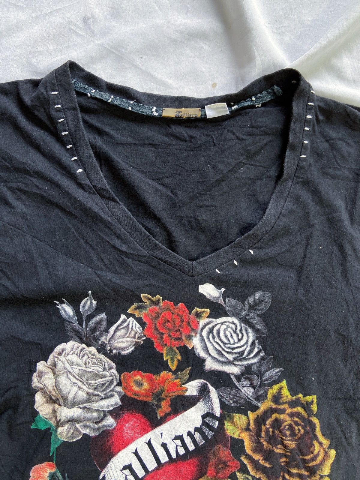 John Galliano JOHN GALLIANO FLOWERS TEE Size US M / EU 48-50 / 2 - 4 Thumbnail