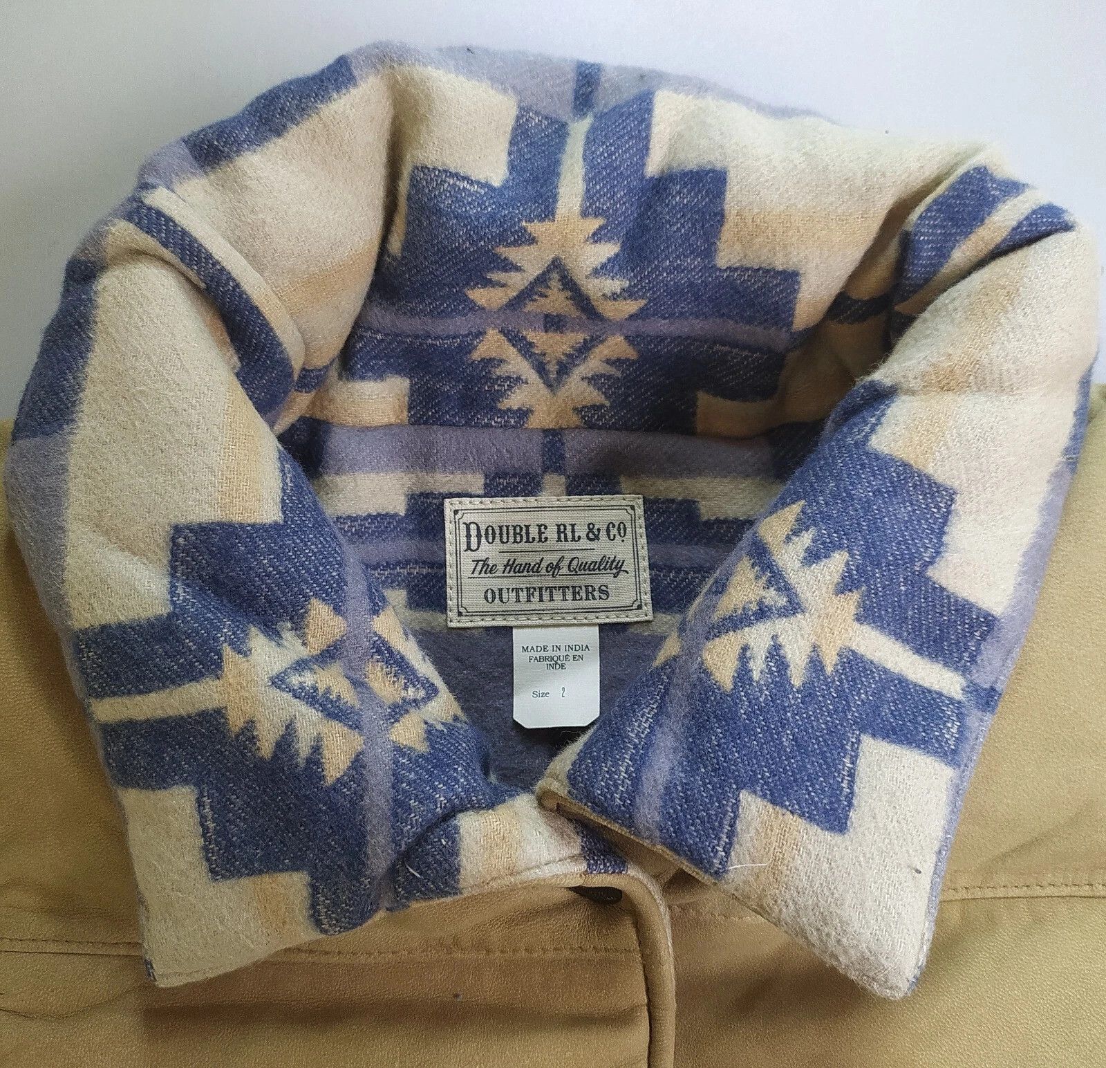 RRL Ralph Lauren DOUBLE RL Women's Quilted suede vest FTP 9001 Size XS / US 0-2 / IT 36-38 - 2 Thumbnail