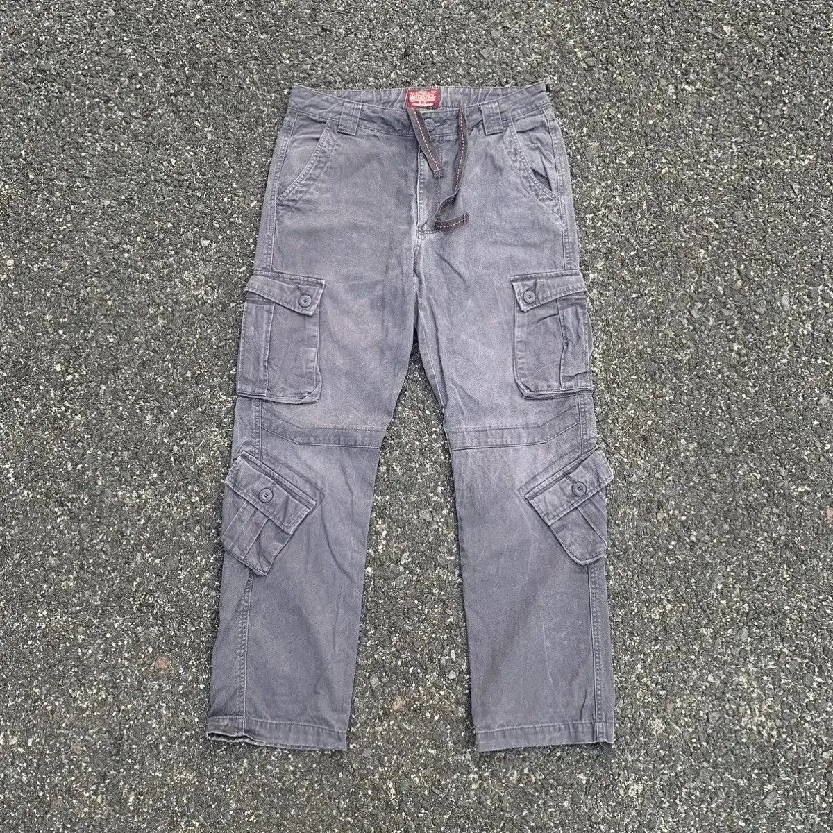 Matchless ⚡️FASTDEAL⚡️MATCHSTICK Utility MultiPocket Faded Cargo Pants Size US 34 / EU 50 - 1 Thumbnail