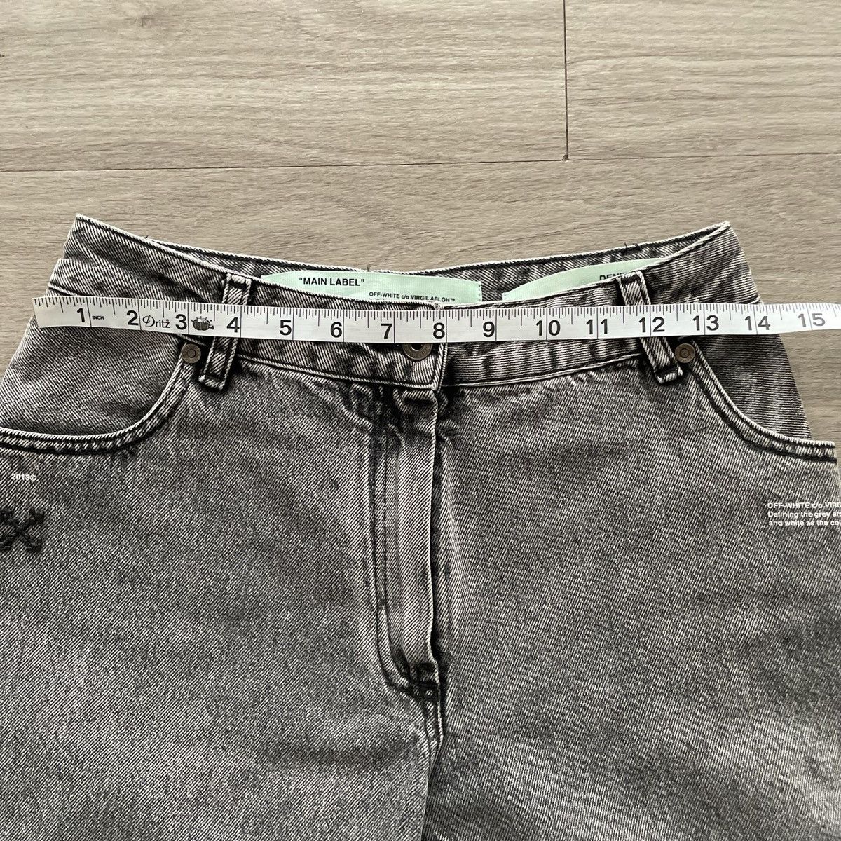 Off-White OFF-WHITE C/O VIRGIL ABLOH VINTAGE JEANS 2013 Size 27" / US 4 / IT 40 - 6 Thumbnail