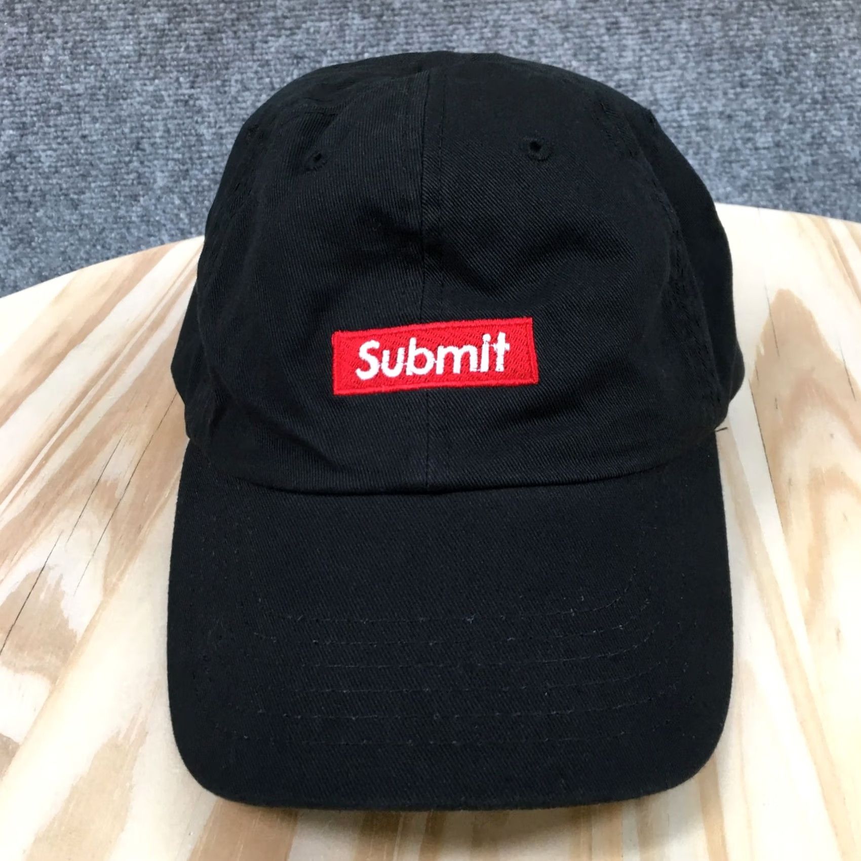 Logo 7 Submit Baseball Cap Unisex Black OS Adjustable Curved Brim Embroidered Logo Size ONE SIZE - 2 Thumbnail