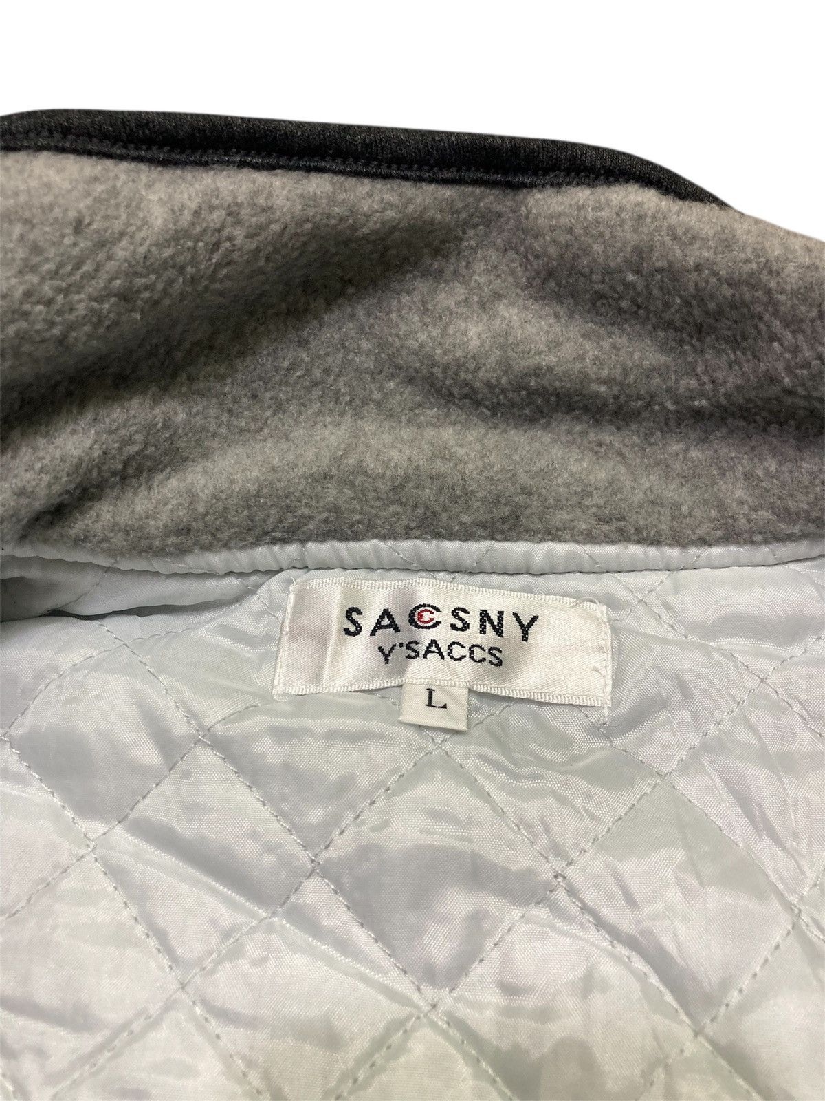 Yohji Yamamoto Yohji Yamamoto Sacsny Y’saccs Fleece Quilted Lining Vest Size US L / EU 52-54 / 3 - 9 Thumbnail